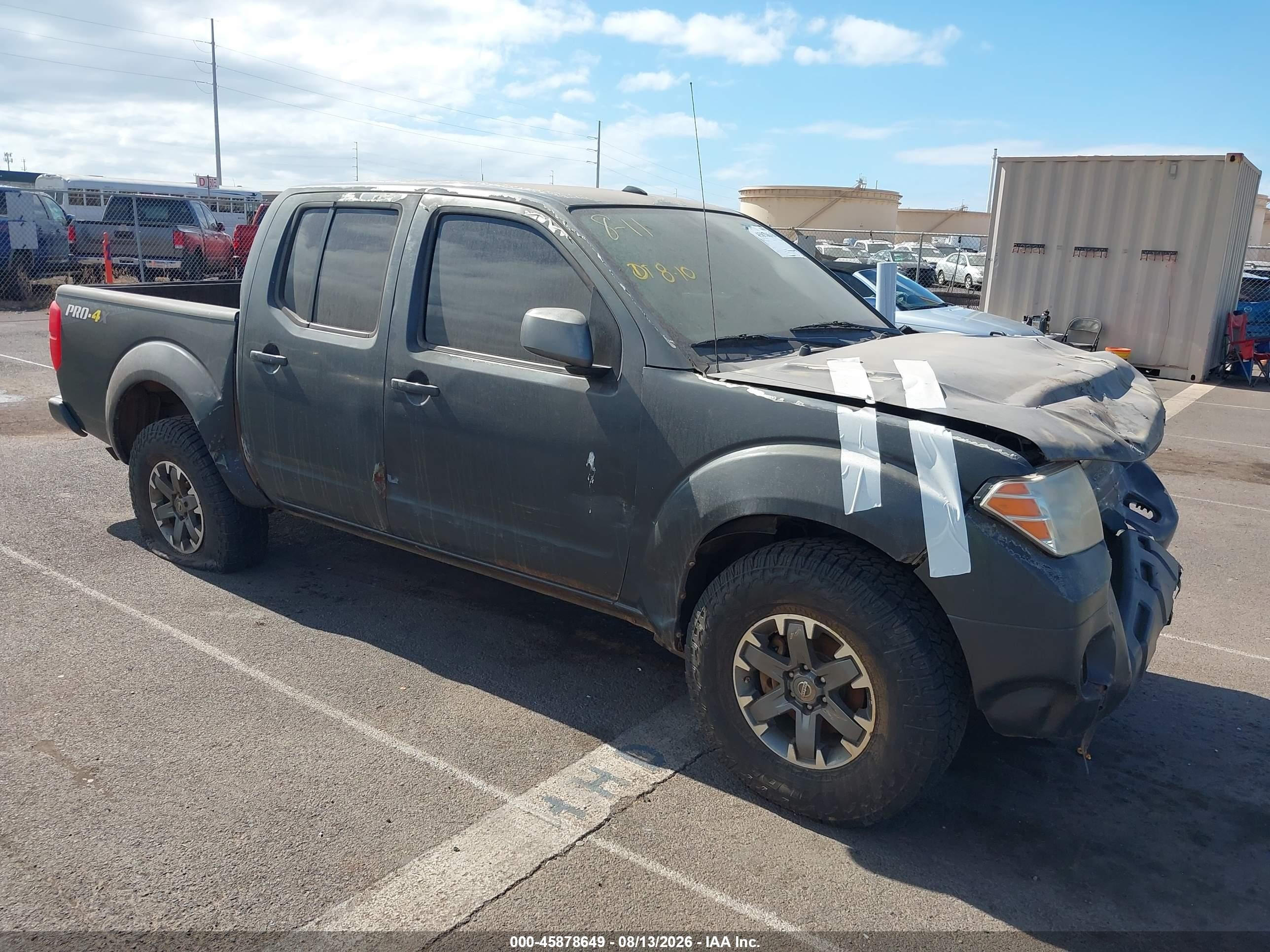 2014 Nissan Frontier Pro-4x/s/sl/sv Gray vin: 1N6AD0EV5EN737330