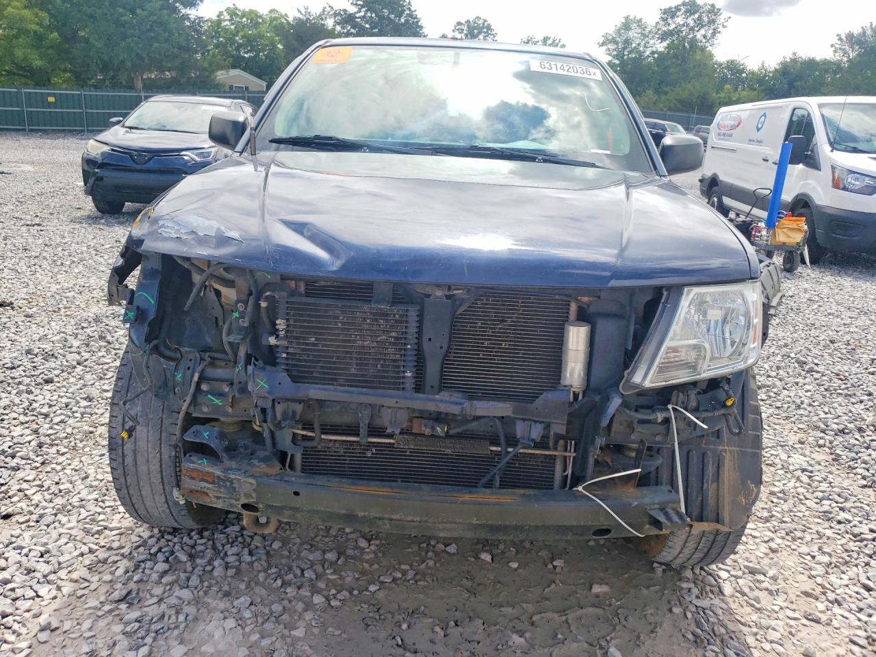 2015 Nissan Frontier Sv Blue vin: 1N6AD0EV5FN740858