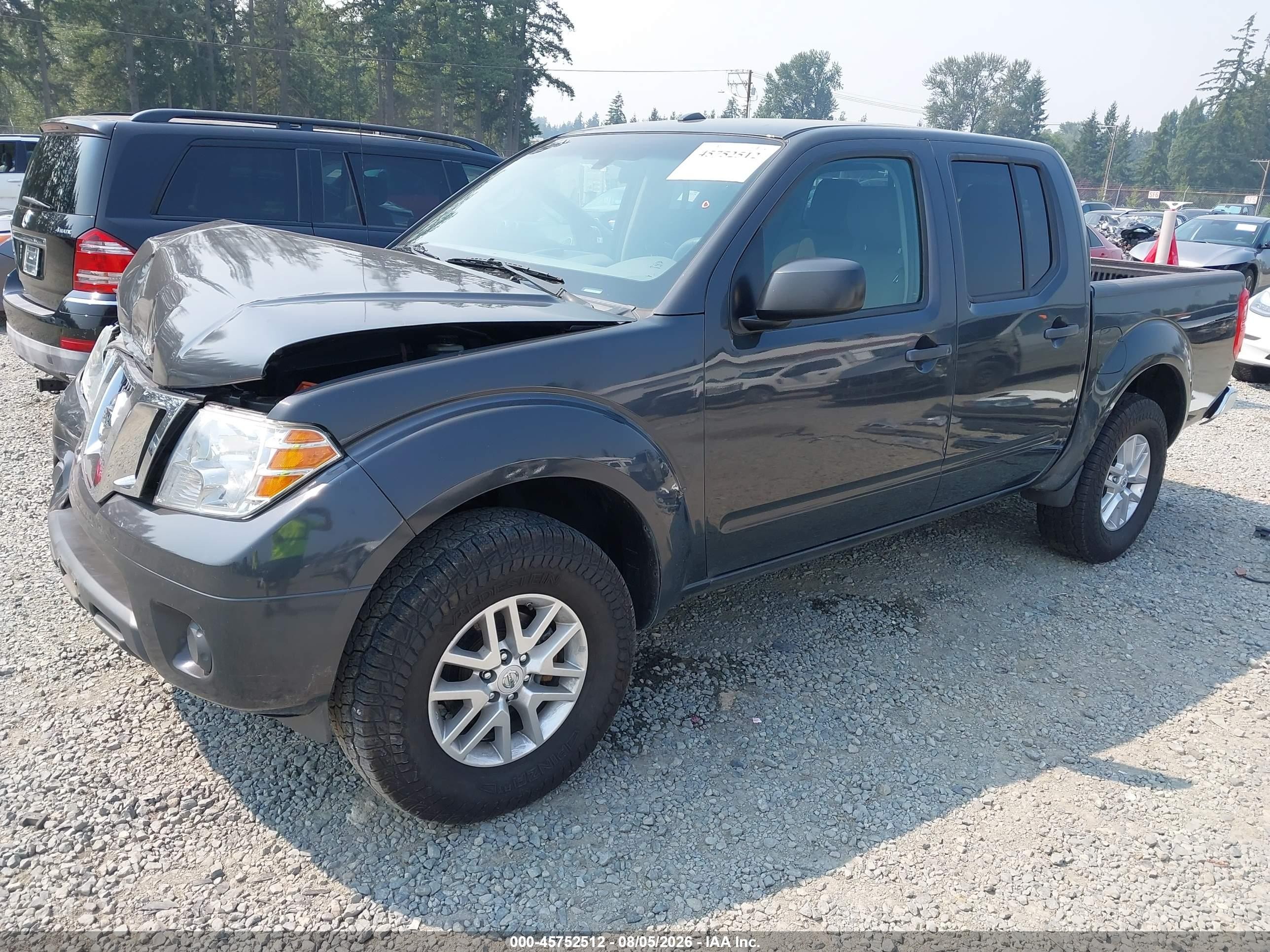 2015 Nissan Frontier Pro-4x/s/sl/sv Gray vin: 1N6AD0EV5FN744909