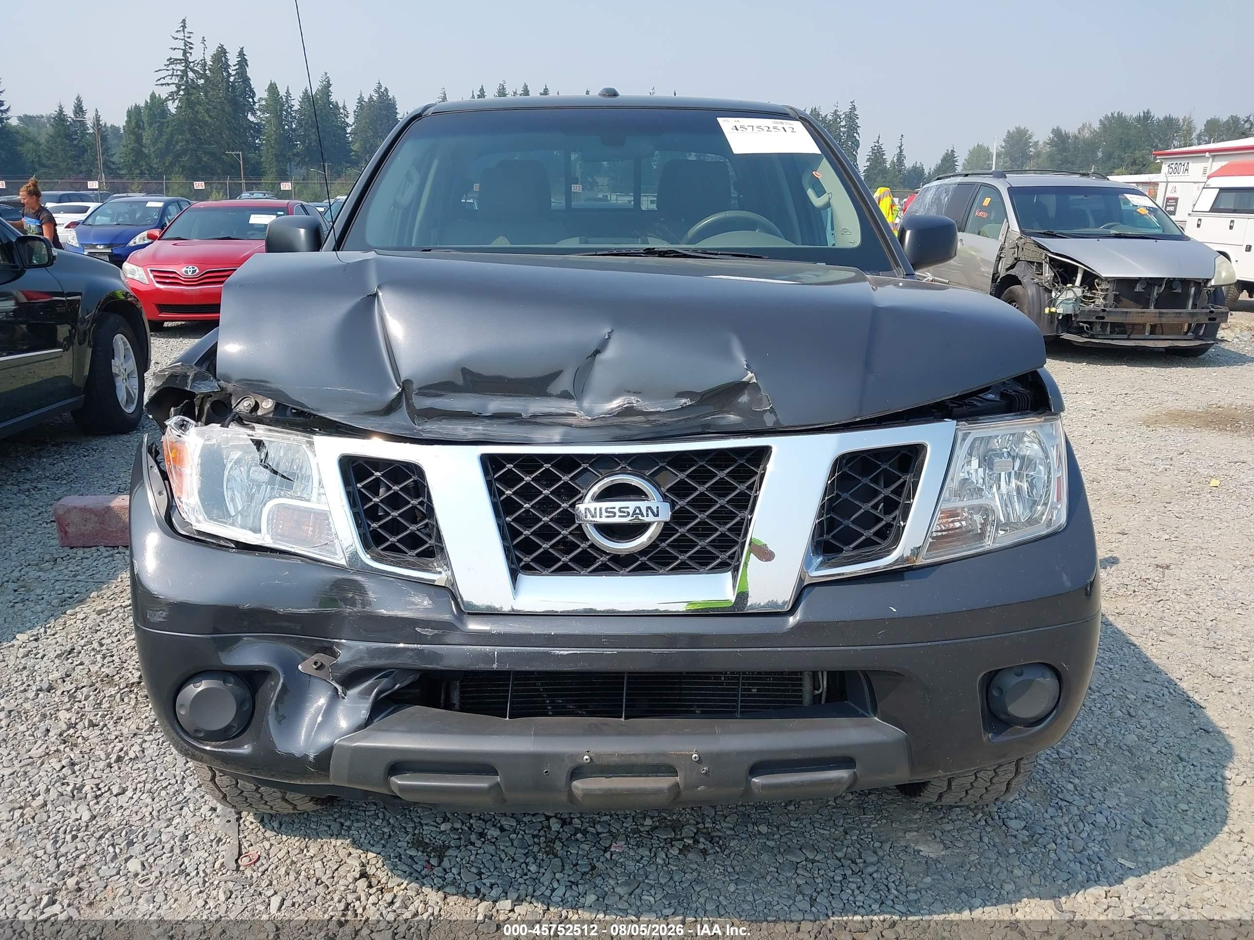 2015 Nissan Frontier Pro-4x/s/sl/sv Gray vin: 1N6AD0EV5FN744909