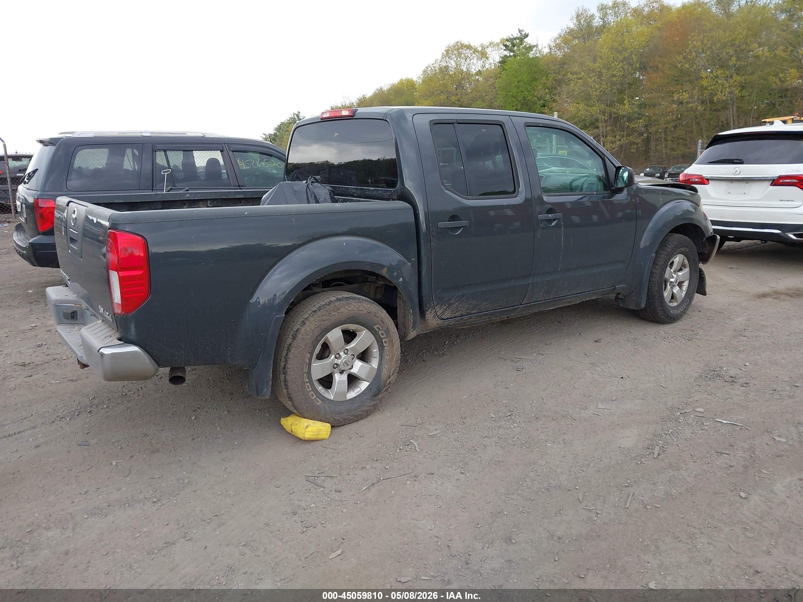 2011 Nissan Frontier Sv Black vin: 1N6AD0EV6BC410202