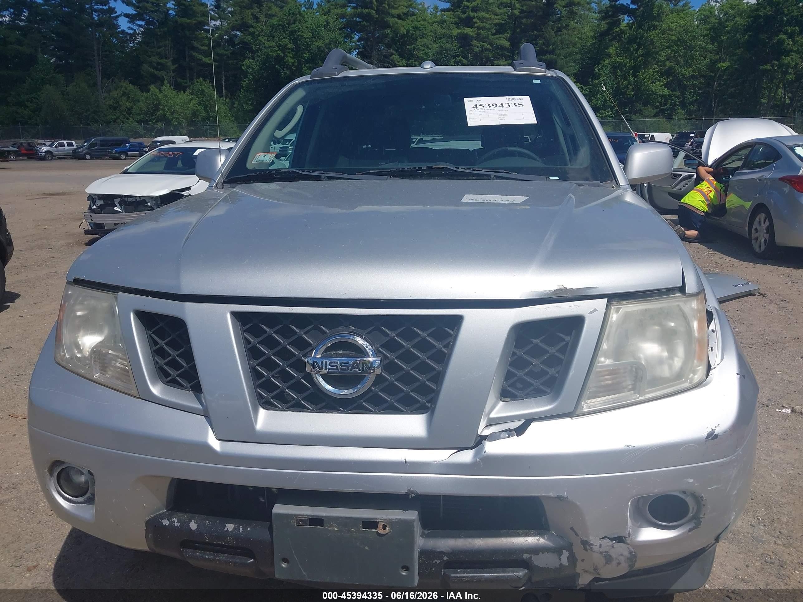 2011 Nissan Frontier Pro-4x Silver vin: 1N6AD0EV6BC421183