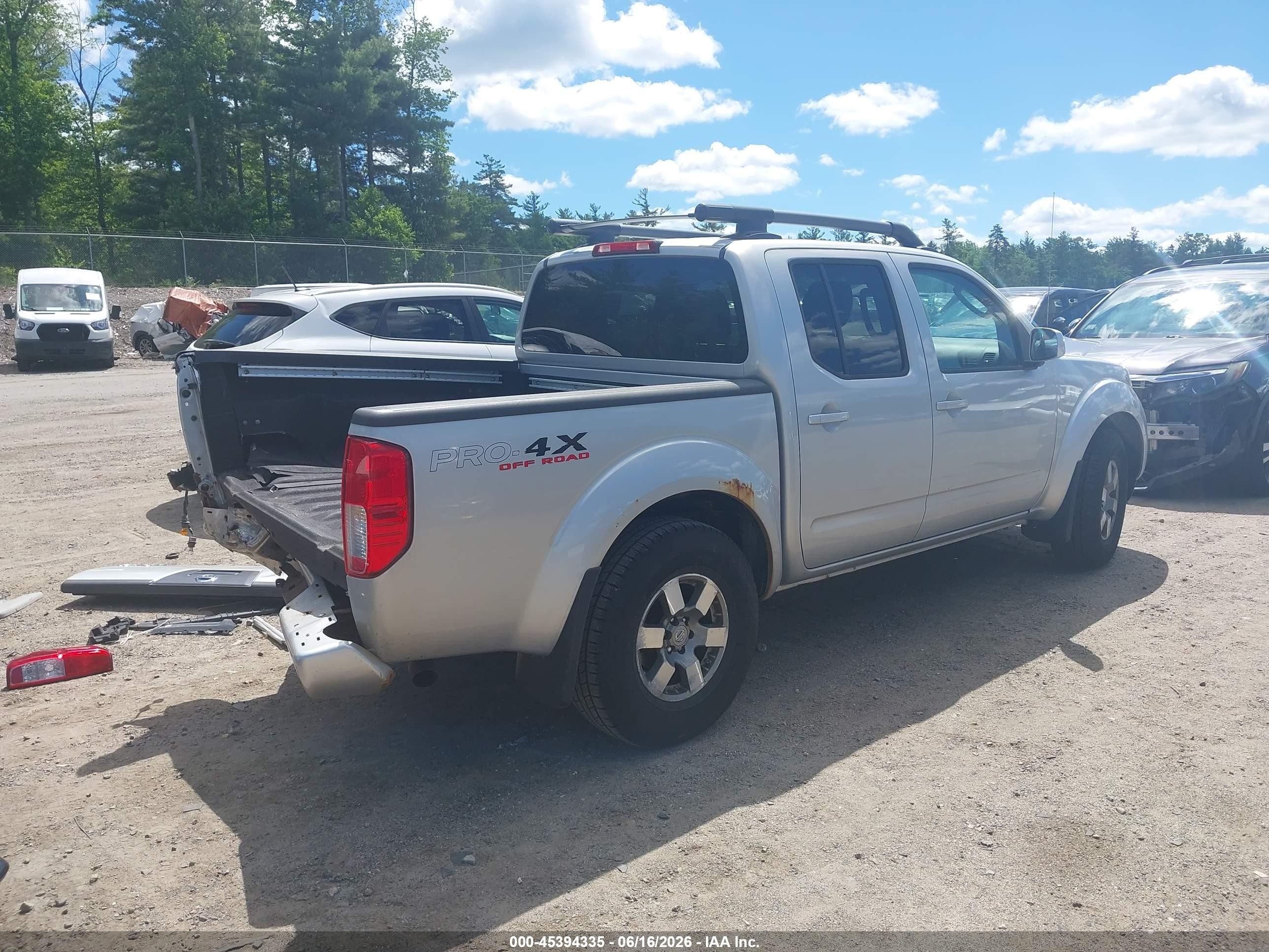 2011 Nissan Frontier Pro-4x Silver vin: 1N6AD0EV6BC421183