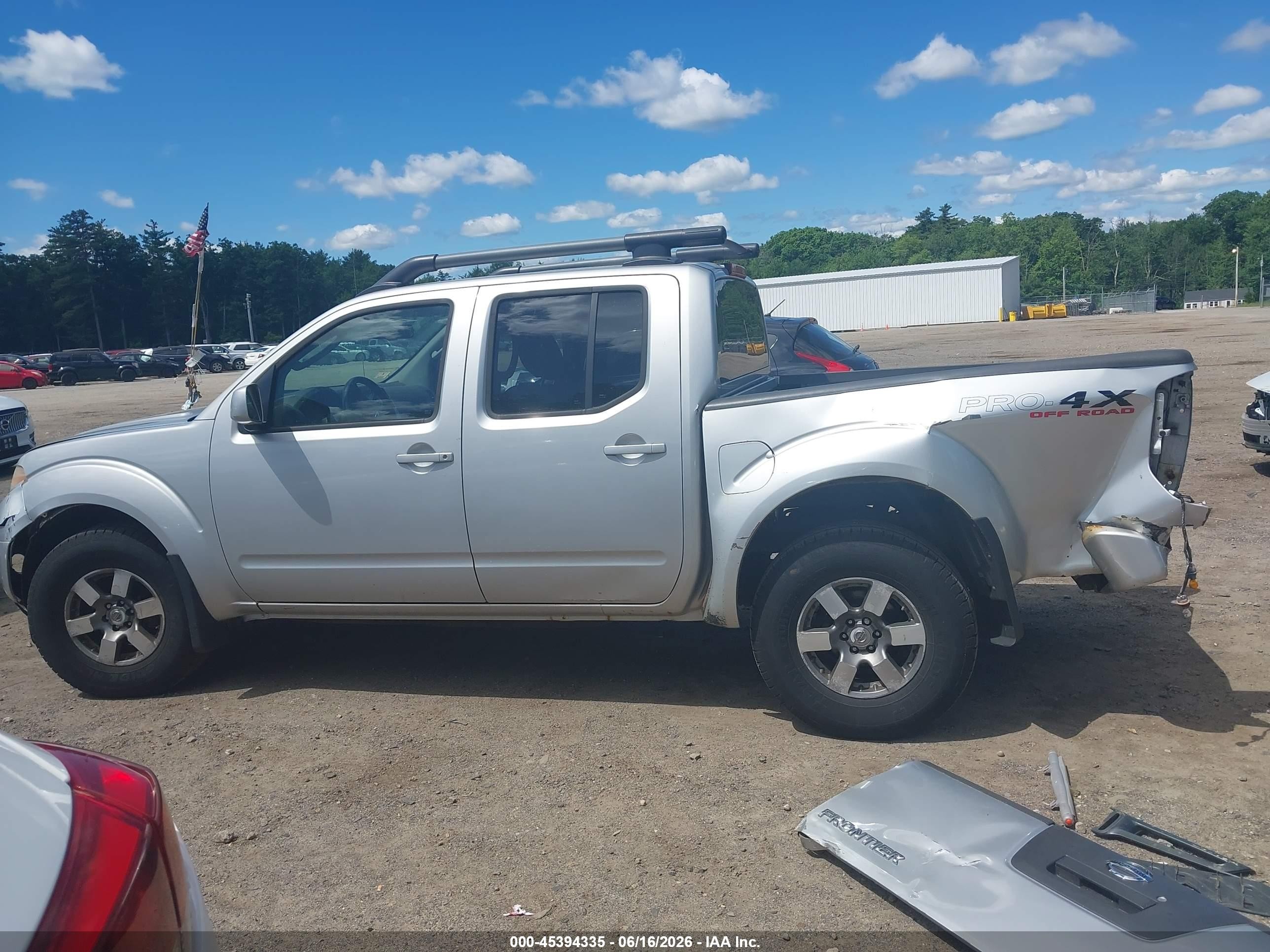 2011 Nissan Frontier Pro-4x Silver vin: 1N6AD0EV6BC421183