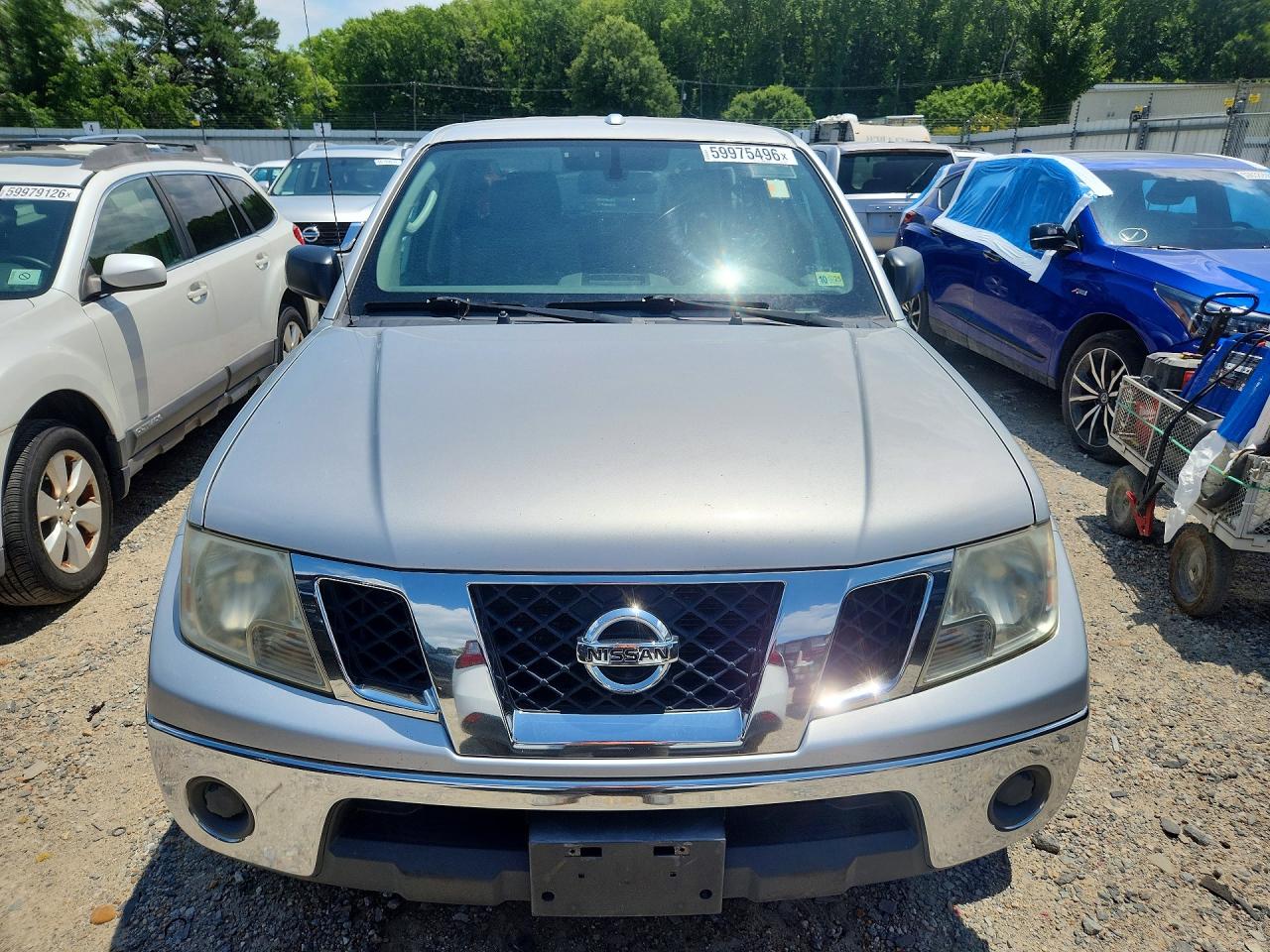 2011 Nissan Frontier S Silver vin: 1N6AD0EV6BC427677