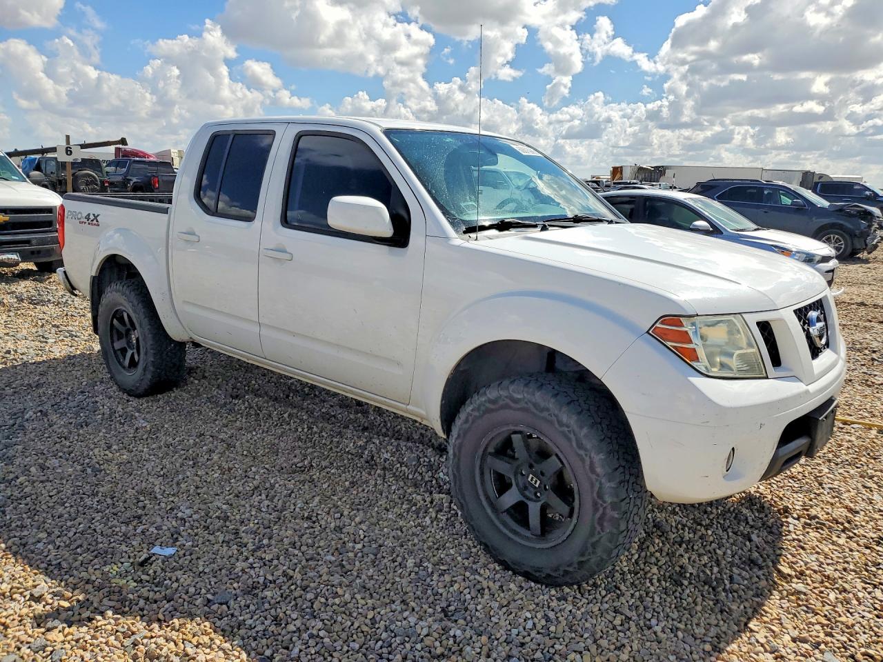 2012 Nissan Frontier S White vin: 1N6AD0EV6CC422769