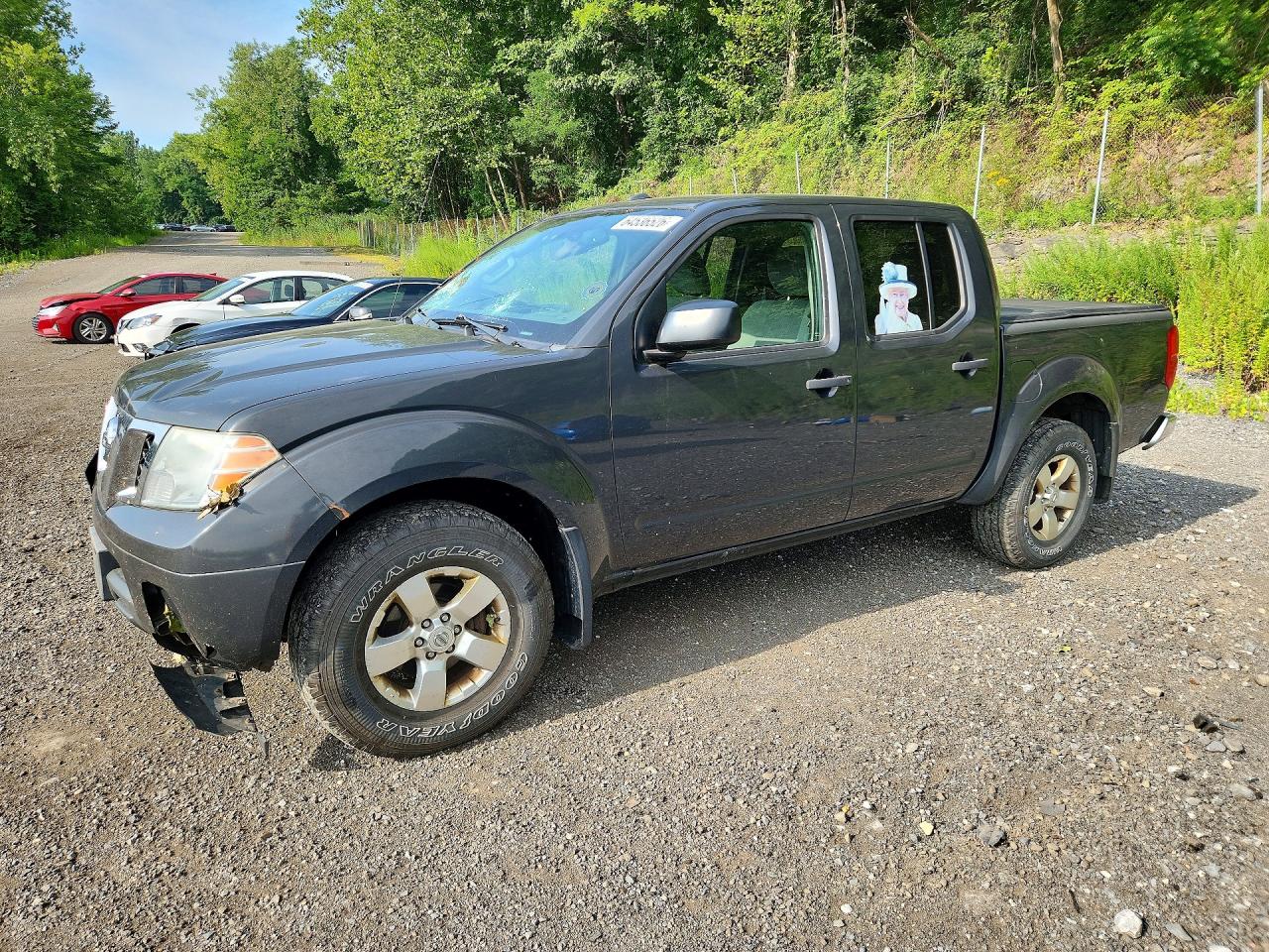 2012 Nissan Frontier S Gray vin: 1N6AD0EV6CC430242
