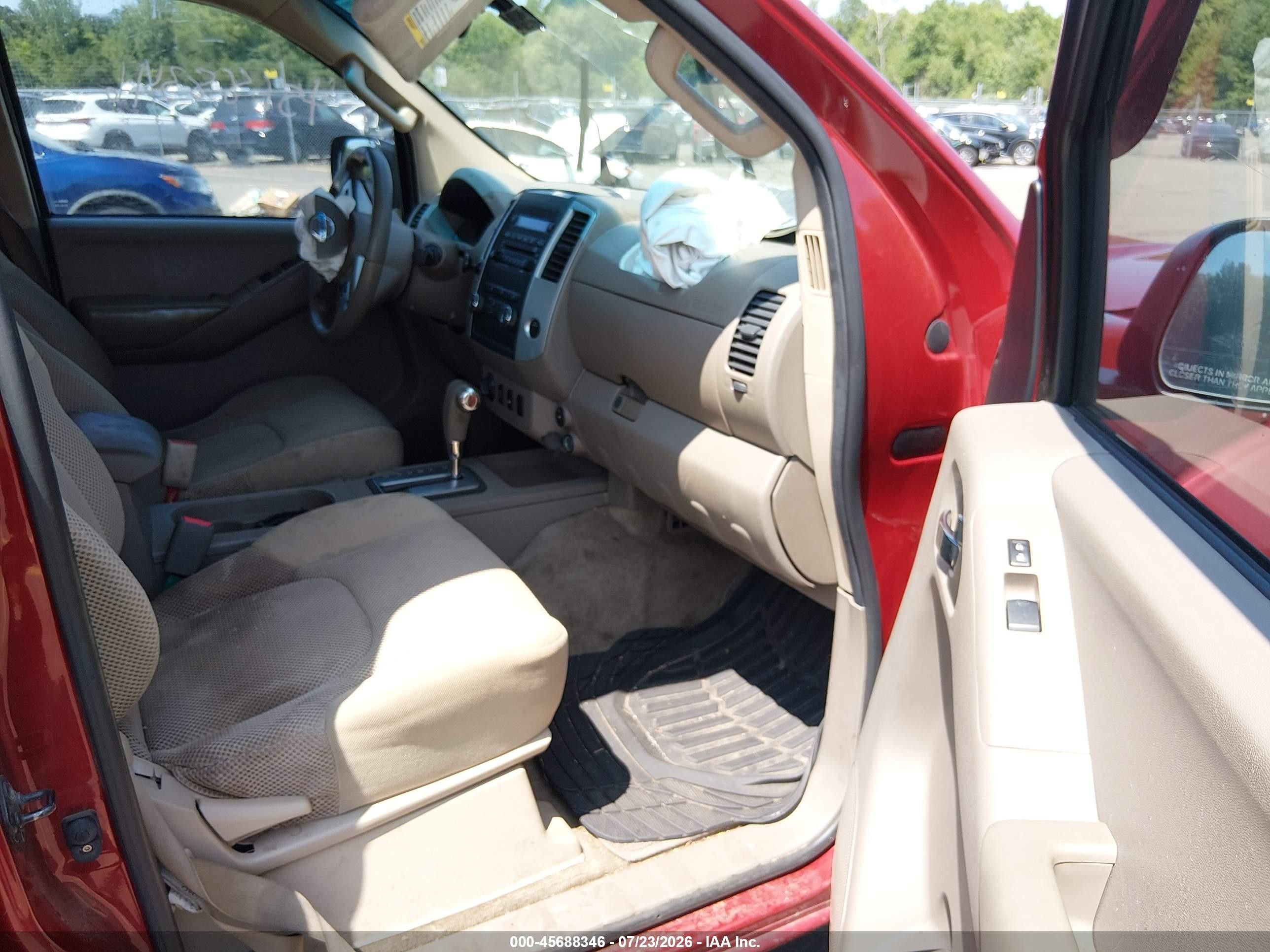 2012 Nissan Frontier Sv Red vin: 1N6AD0EV6CC440818