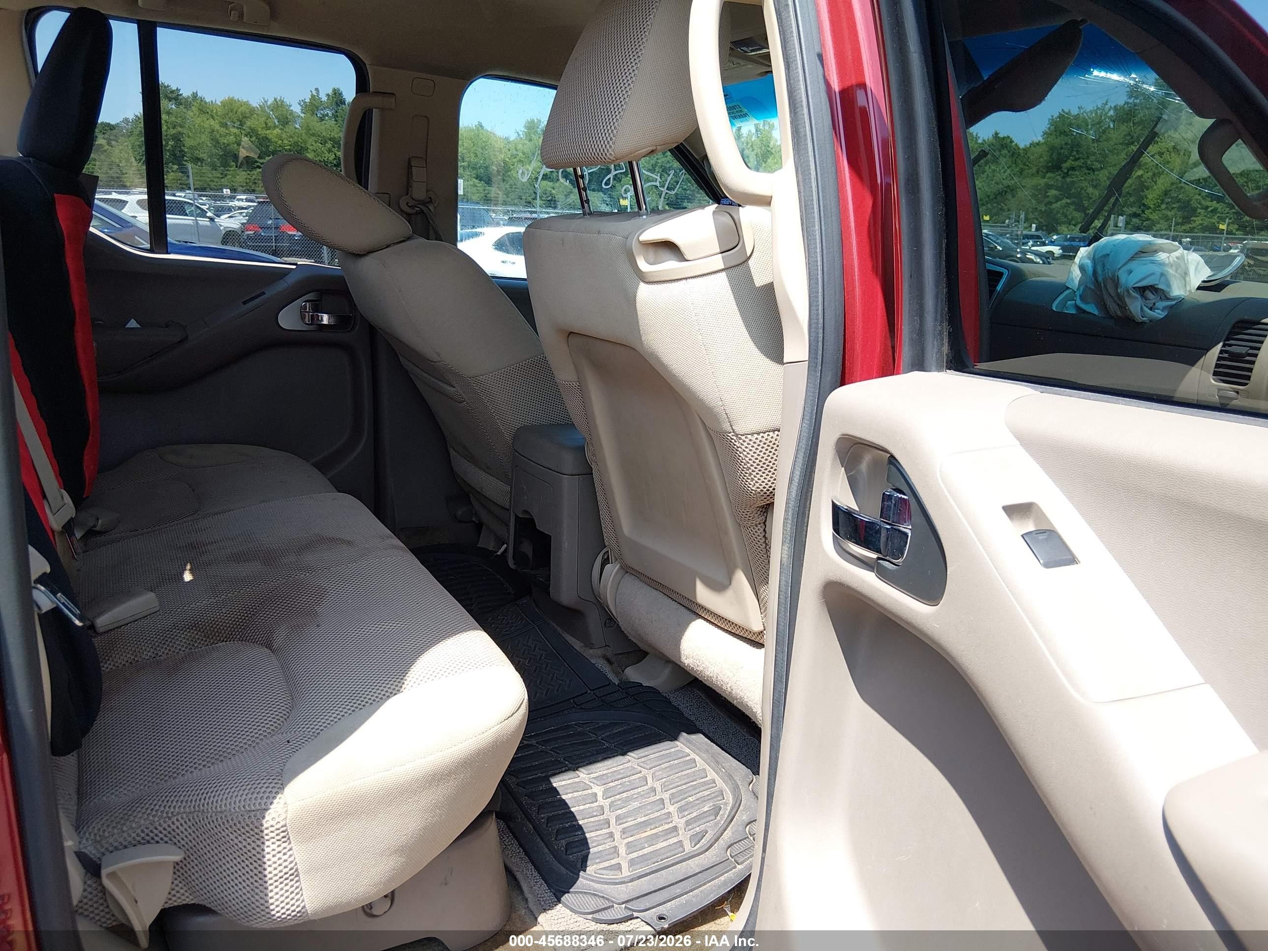 2012 Nissan Frontier Sv Red vin: 1N6AD0EV6CC440818