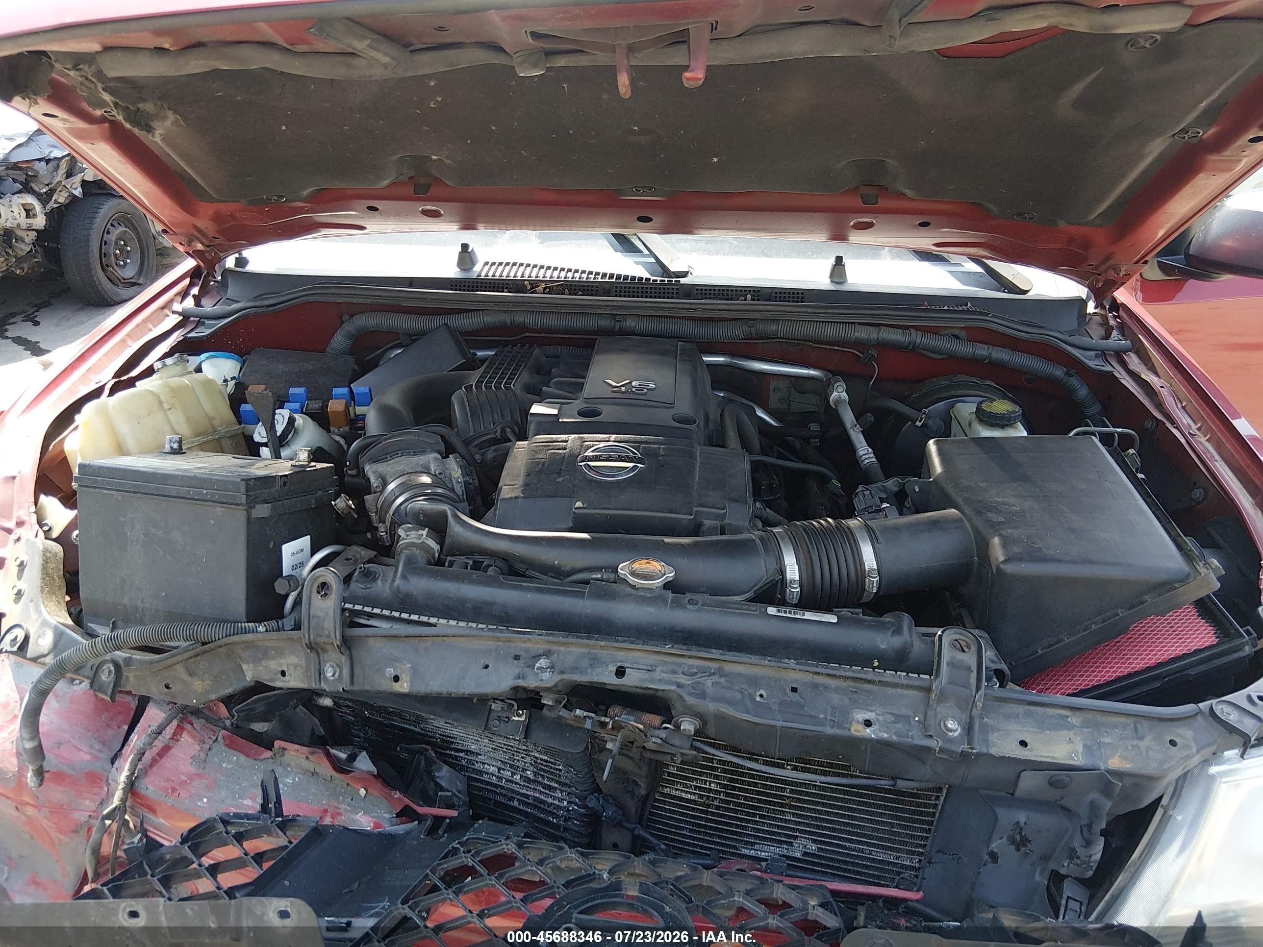 2012 Nissan Frontier Sv Red vin: 1N6AD0EV6CC440818
