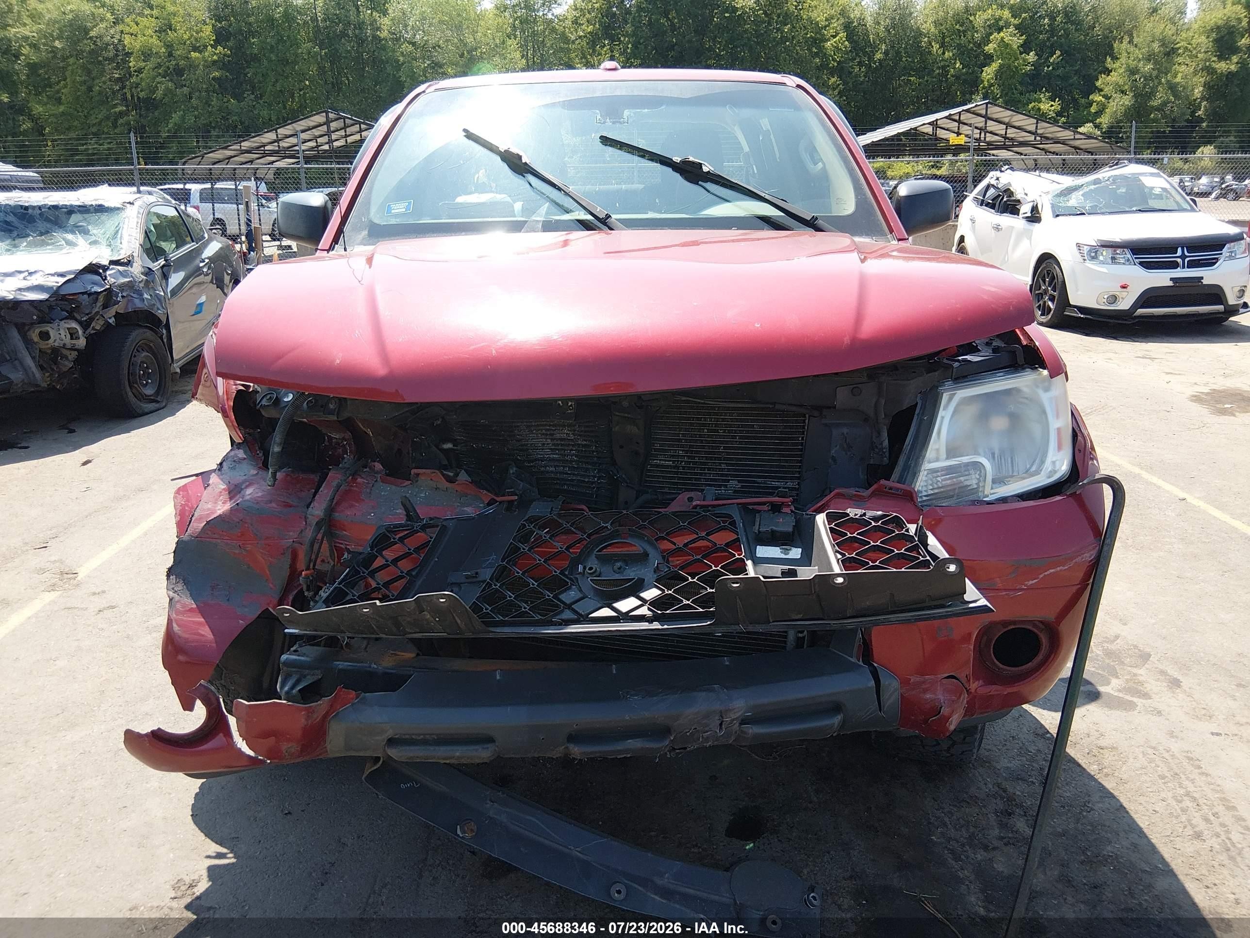 2012 Nissan Frontier Sv Red vin: 1N6AD0EV6CC440818