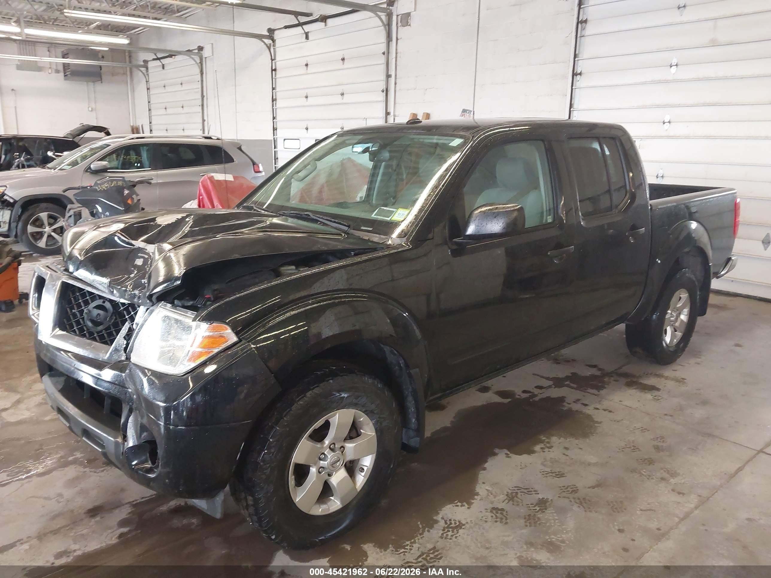 2012 Nissan Frontier Sv Black vin: 1N6AD0EV6CC443900