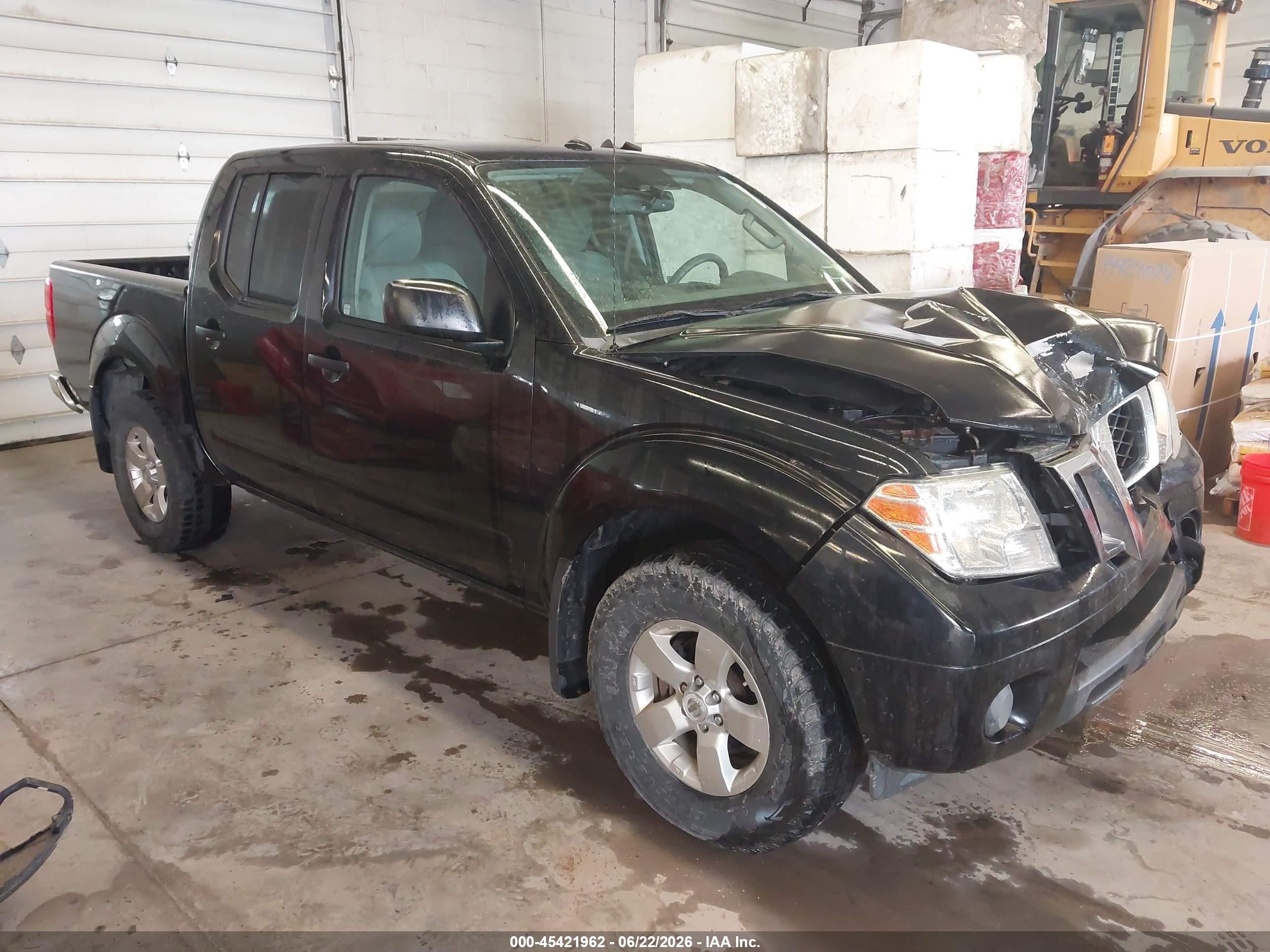 2012 Nissan Frontier Sv Черный vin: 1N6AD0EV6CC443900