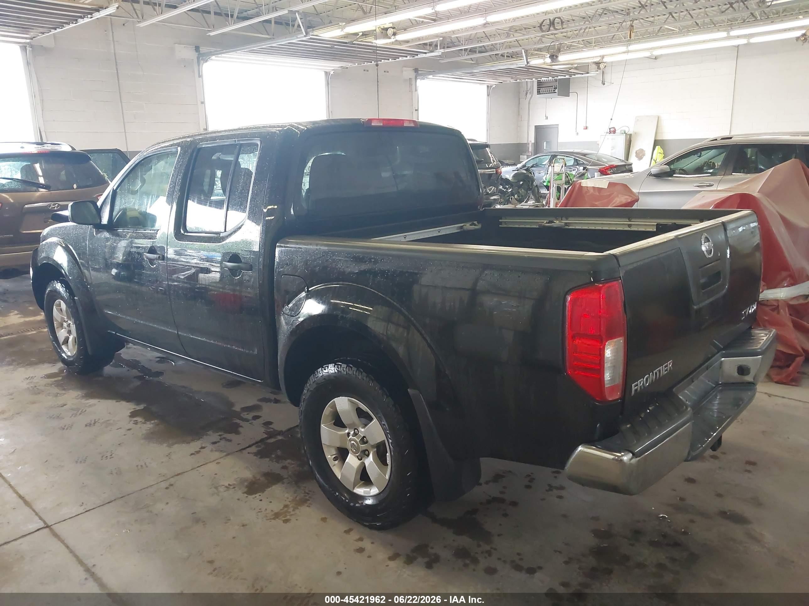 2012 Nissan Frontier Sv Black vin: 1N6AD0EV6CC443900