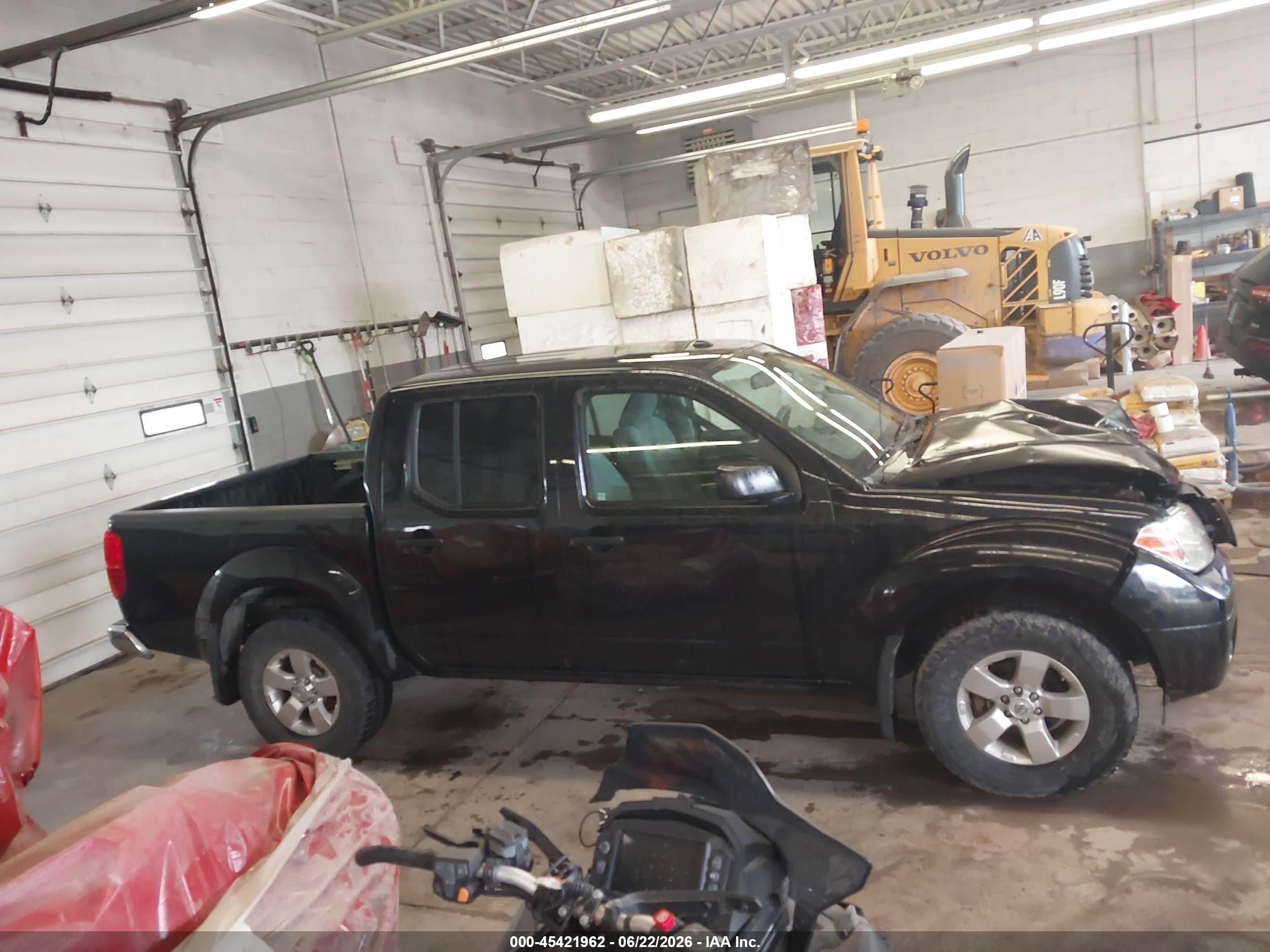 2012 Nissan Frontier Sv Black vin: 1N6AD0EV6CC443900