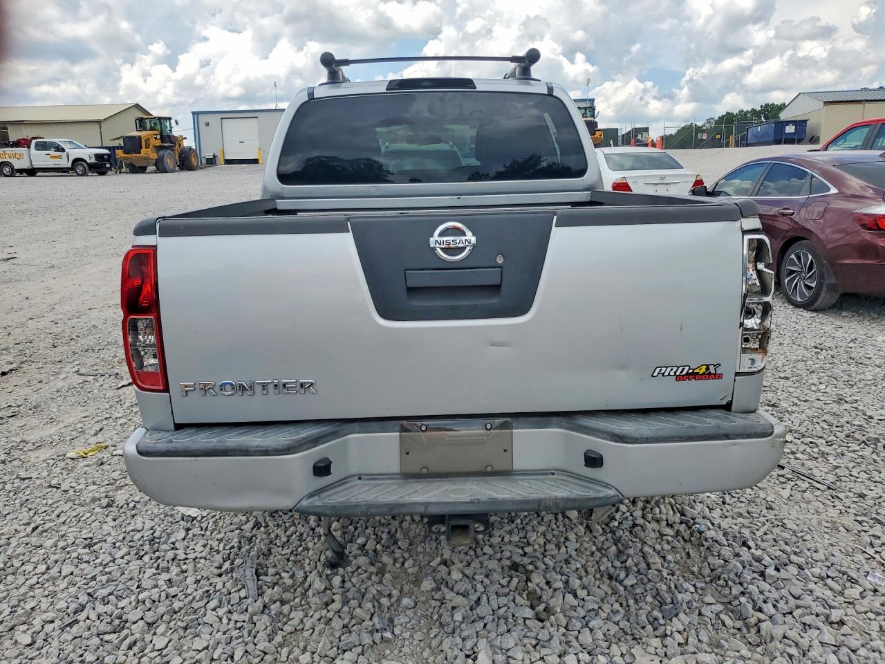 2012 Nissan Frontier S Silver vin: 1N6AD0EV6CC453763