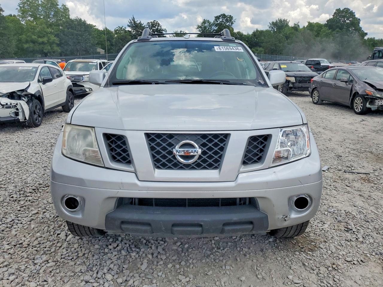 2012 Nissan Frontier S Silver vin: 1N6AD0EV6CC453763