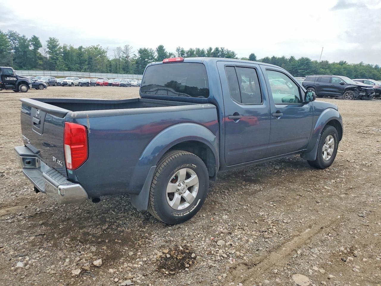 2013 Nissan Frontier S Синий vin: 1N6AD0EV6DN758928