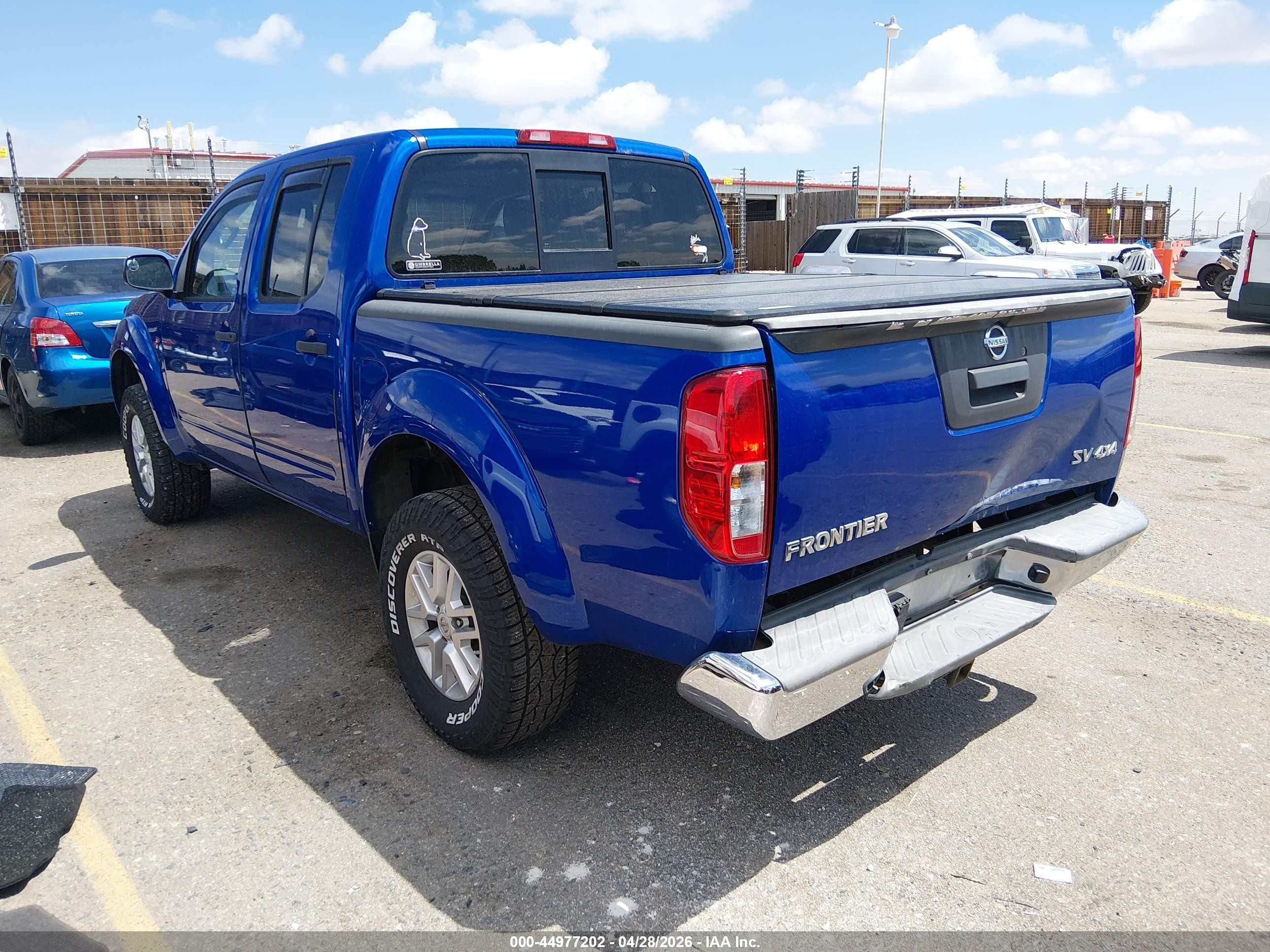 2014 Nissan Frontier Sv Blue vin: 1N6AD0EV6EN716230