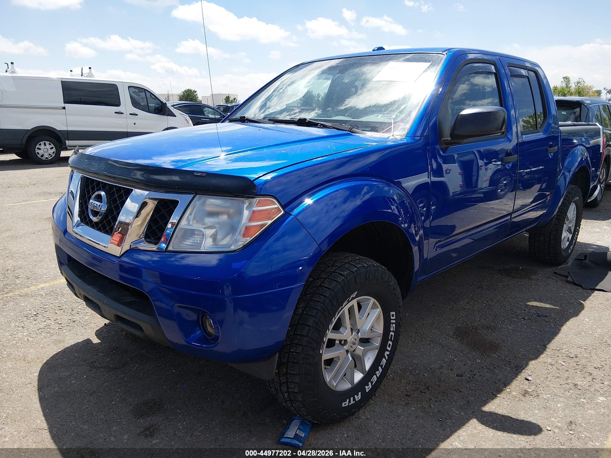 2014 Nissan Frontier Sv Blue vin: 1N6AD0EV6EN716230
