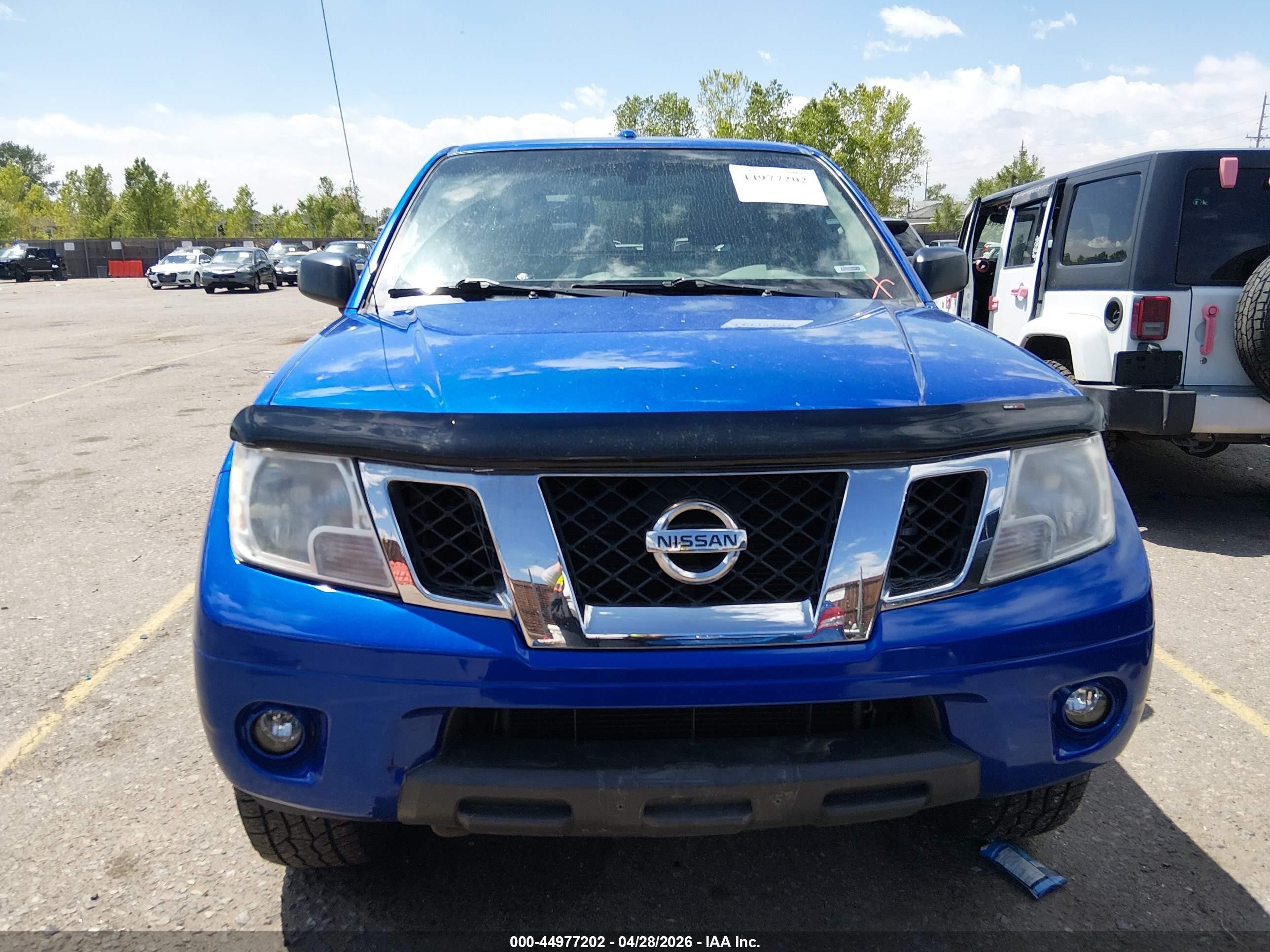 2014 Nissan Frontier Sv Blue vin: 1N6AD0EV6EN716230