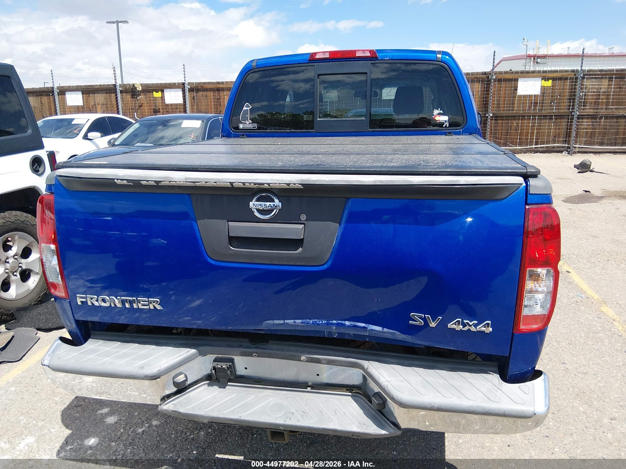 2014 Nissan Frontier Sv Blue vin: 1N6AD0EV6EN716230