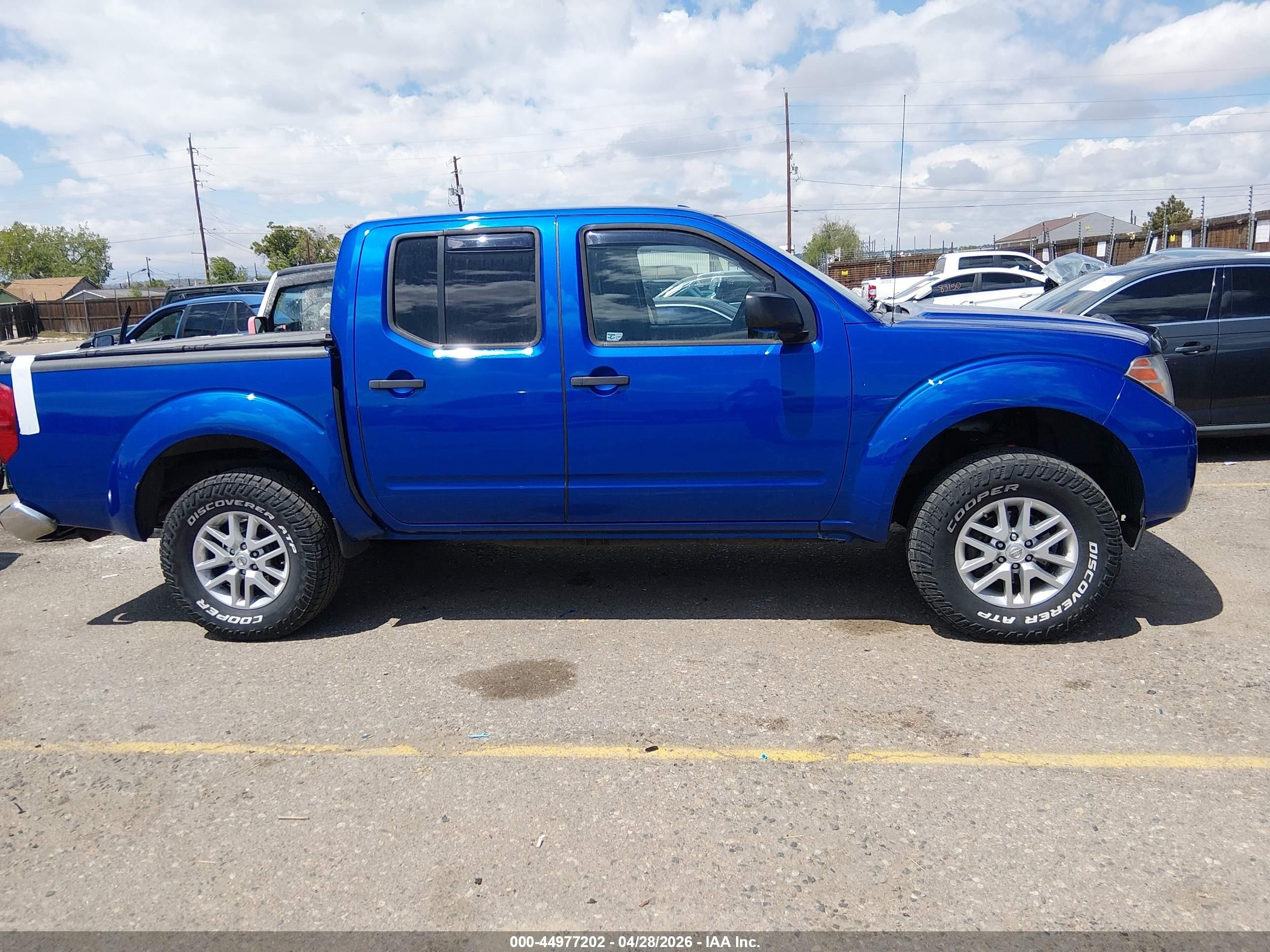 2014 Nissan Frontier Sv Blue vin: 1N6AD0EV6EN716230