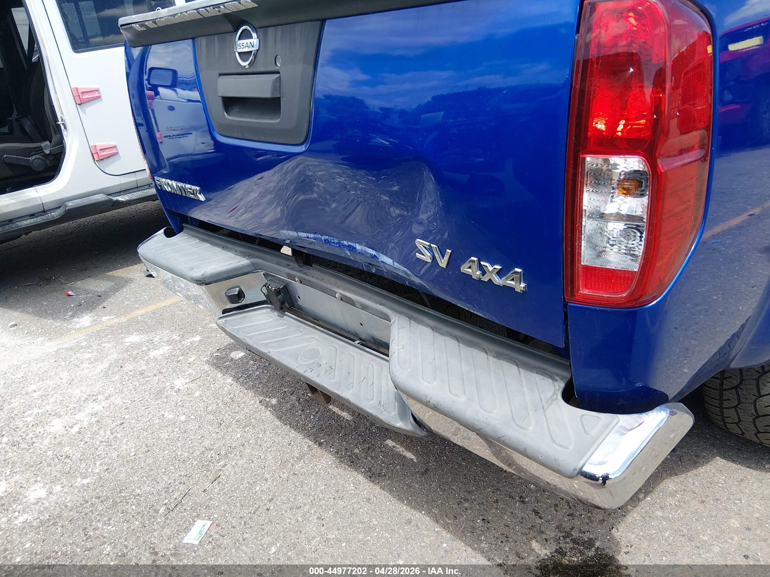 2014 Nissan Frontier Sv Blue vin: 1N6AD0EV6EN716230