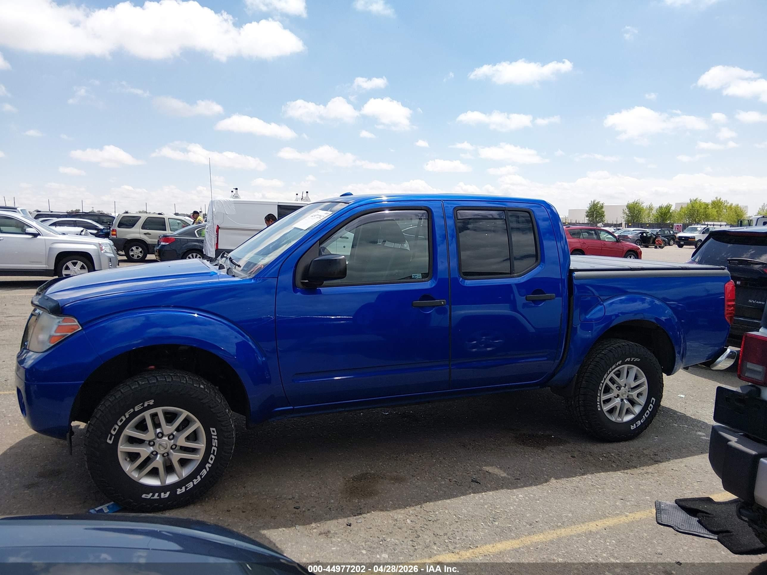 2014 Nissan Frontier Sv Blue vin: 1N6AD0EV6EN716230