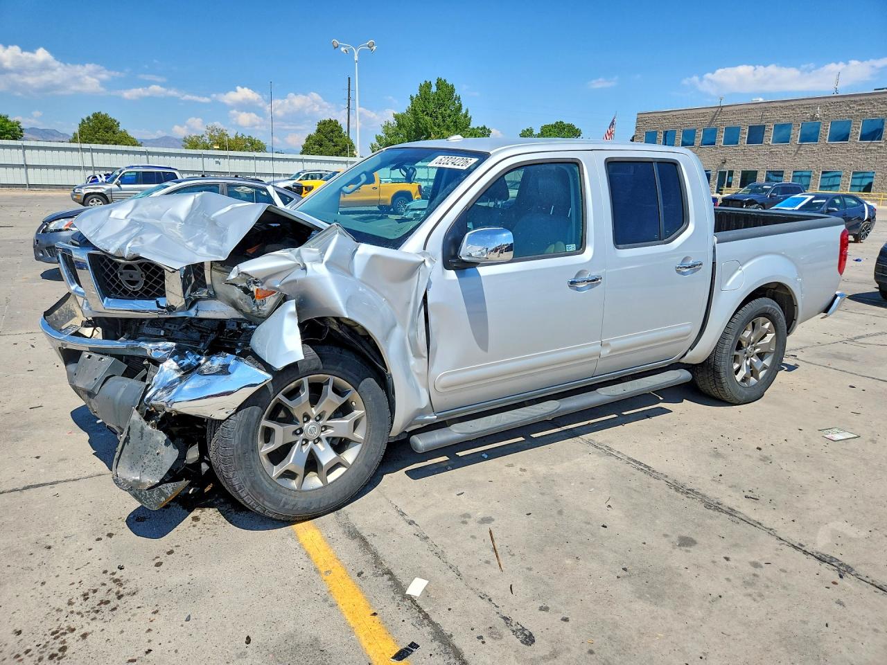 2014 Nissan Frontier Sl Silver vin: 1N6AD0EV6EN722951