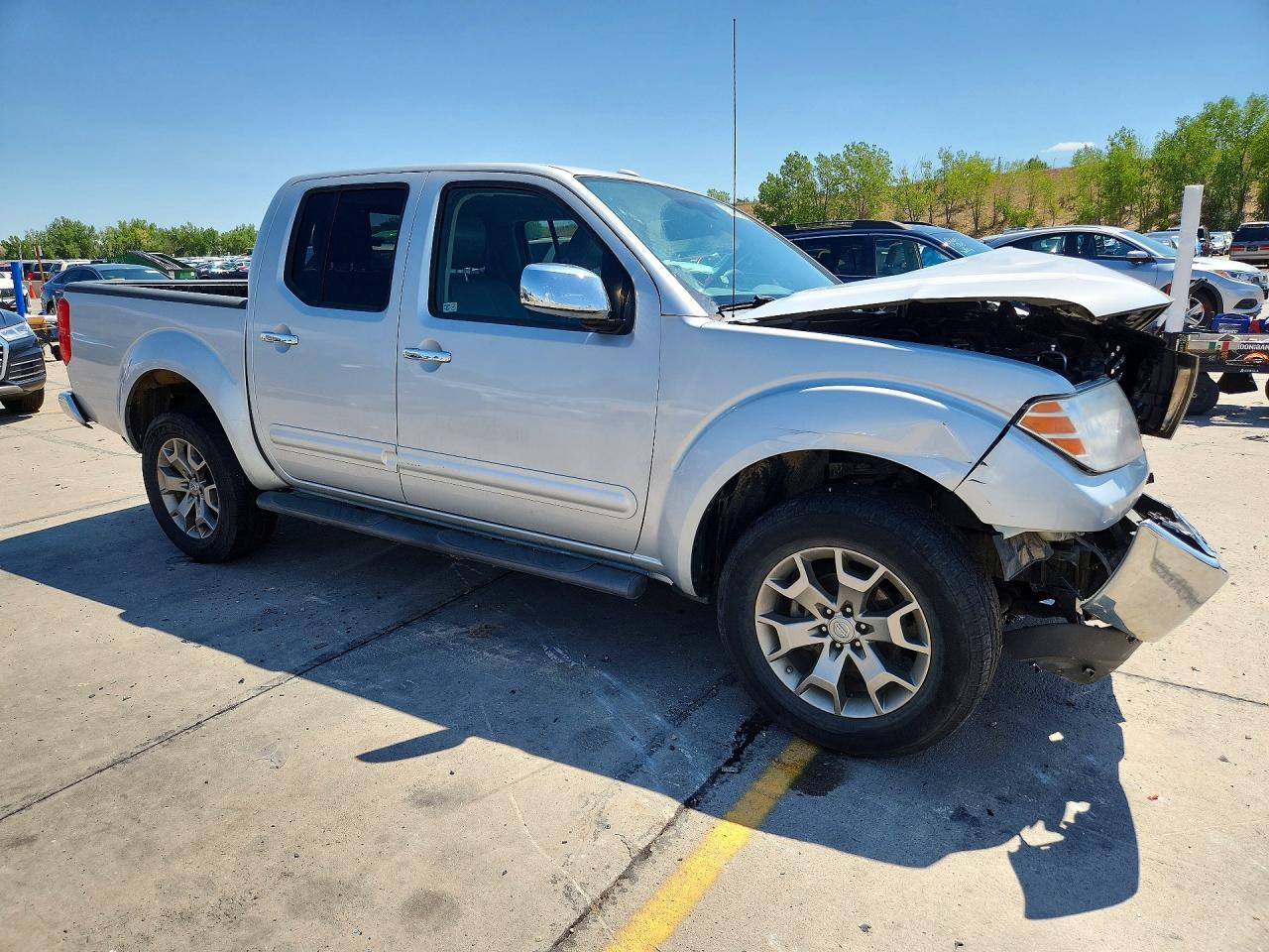 2014 Nissan Frontier Sl Silver vin: 1N6AD0EV6EN722951