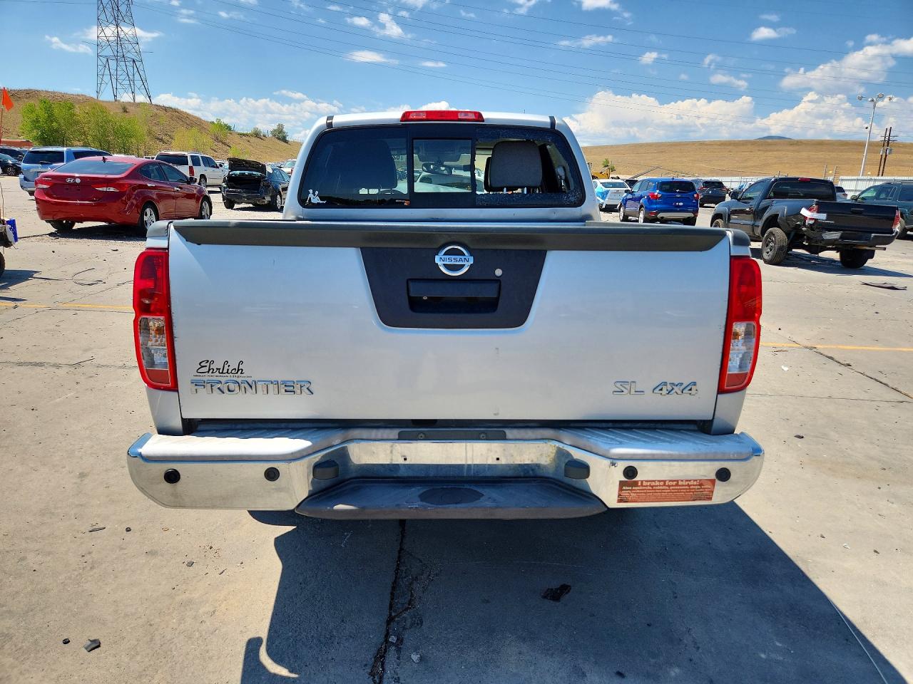2014 Nissan Frontier Sl Silver vin: 1N6AD0EV6EN722951