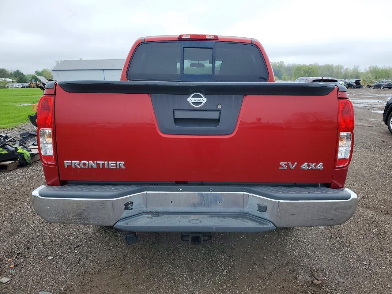 2014 Nissan Frontier Sv Red vin: 1N6AD0EV6EN729883