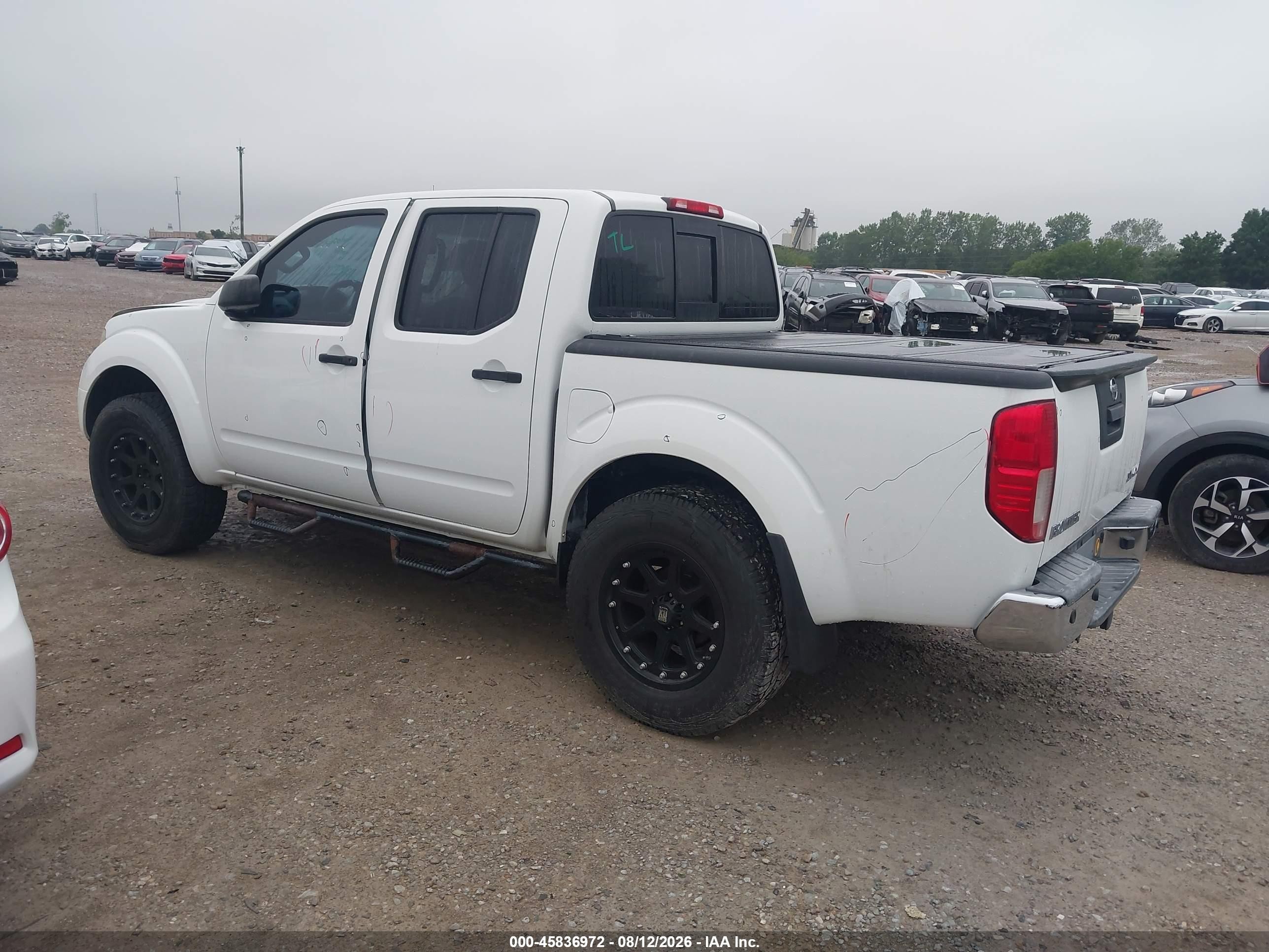 2015 Nissan Frontier Sv White vin: 1N6AD0EV6FN712650