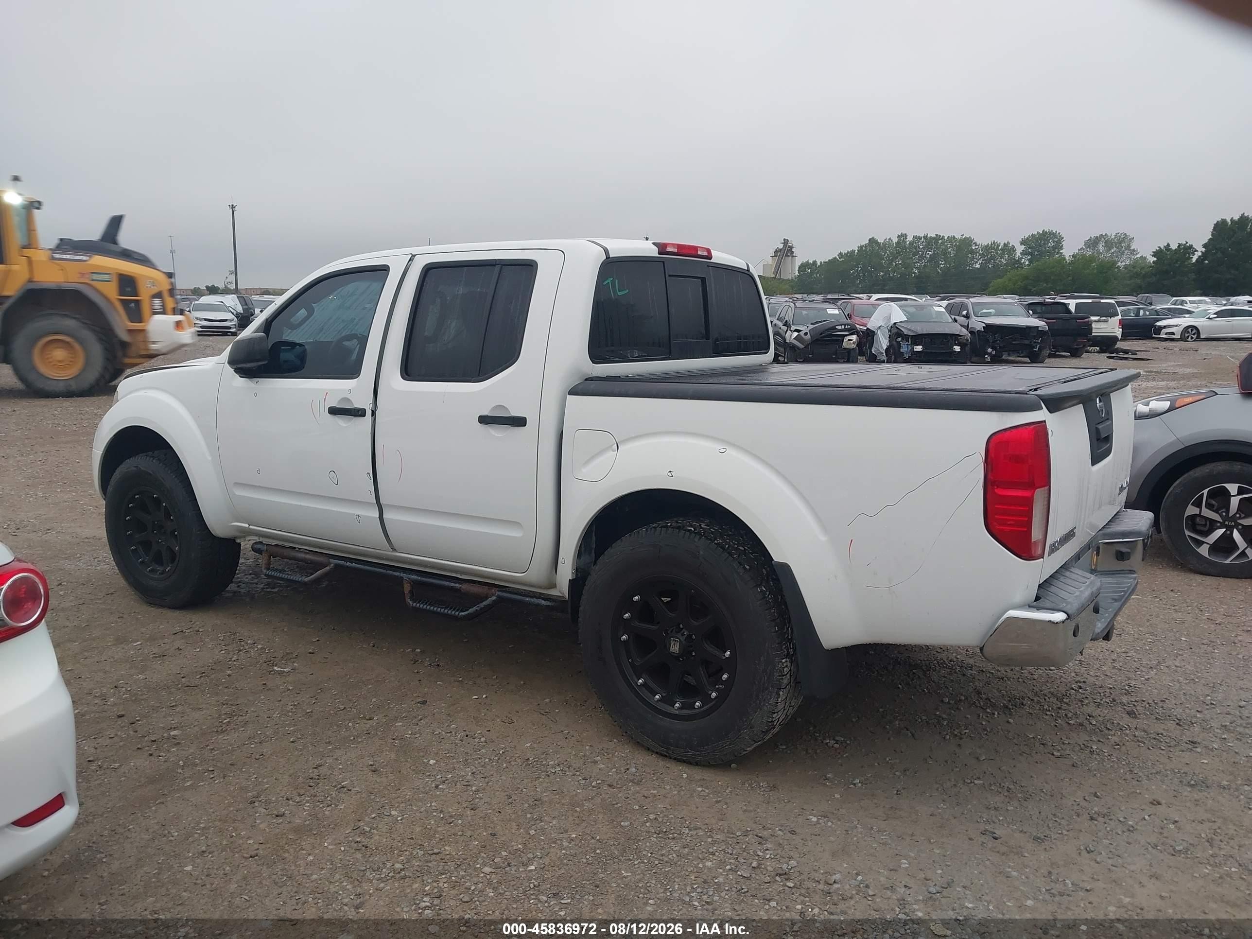 2015 Nissan Frontier Sv White vin: 1N6AD0EV6FN712650