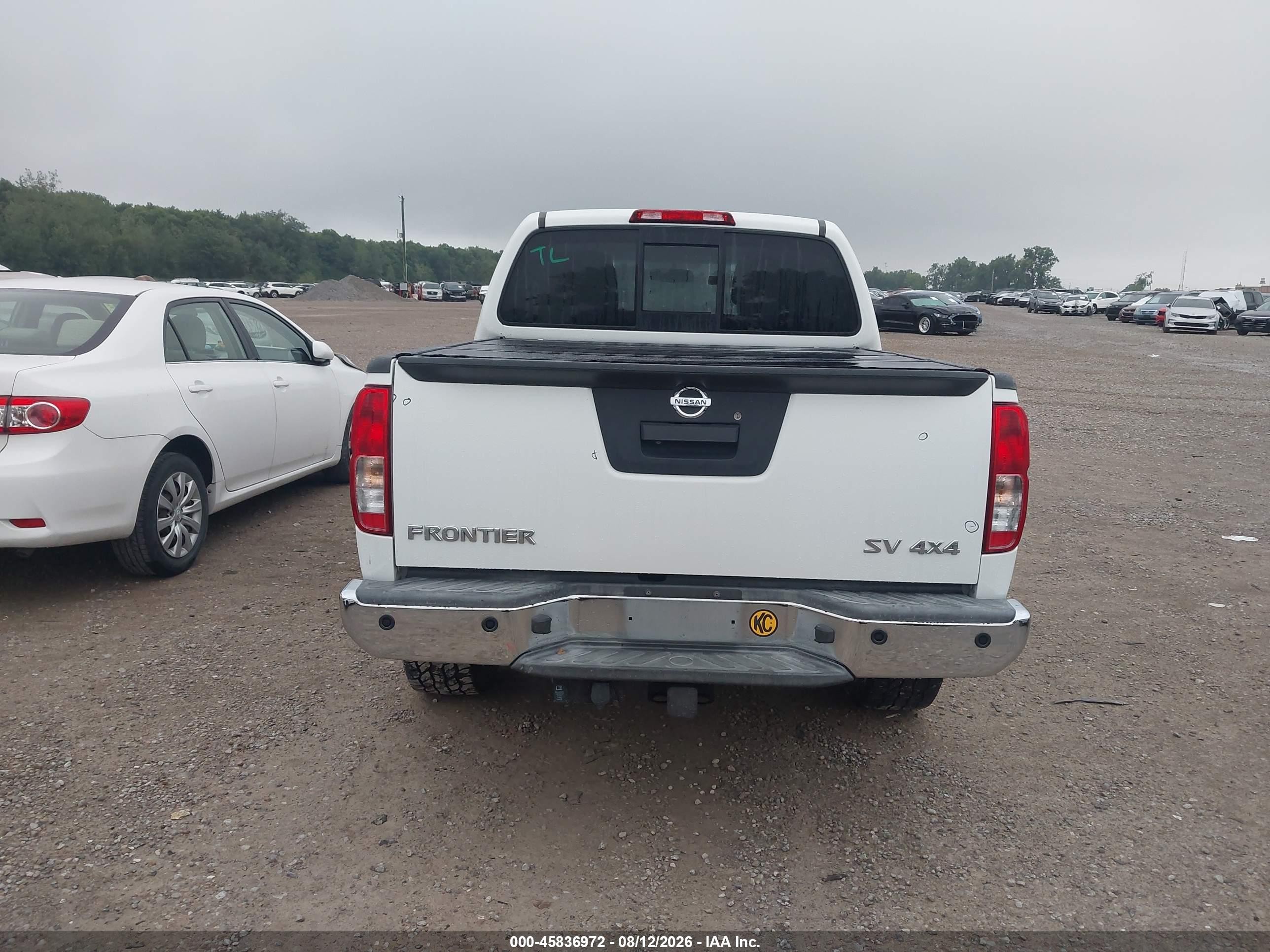 2015 Nissan Frontier Sv White vin: 1N6AD0EV6FN712650