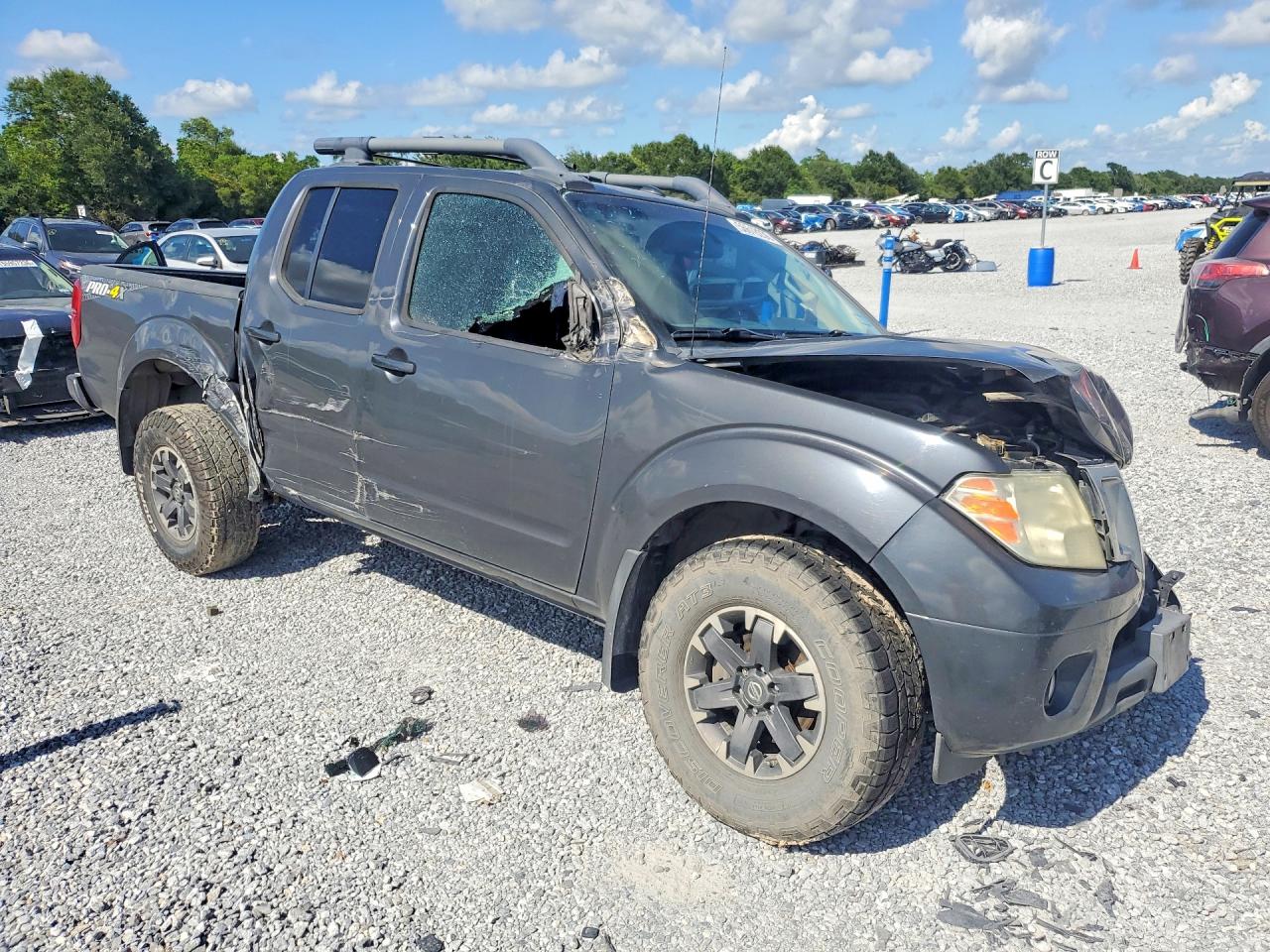2015 Nissan Frontier Pro-4x Gray vin: 1N6AD0EV6FN717301