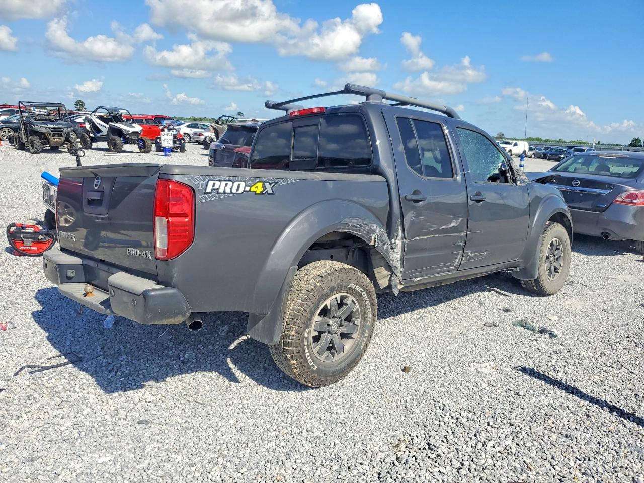 2015 Nissan Frontier Pro-4x Gray vin: 1N6AD0EV6FN717301