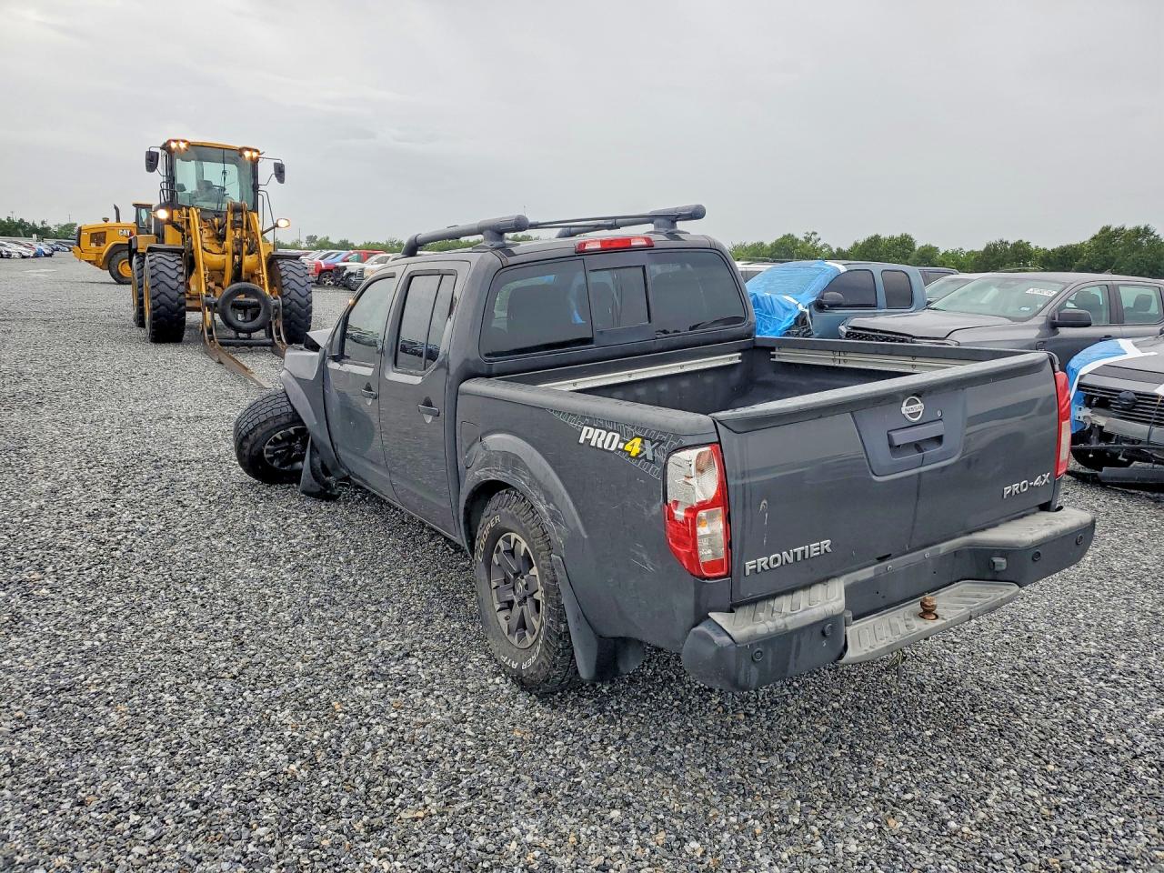 2015 Nissan Frontier Pro-4x Gray vin: 1N6AD0EV6FN717301