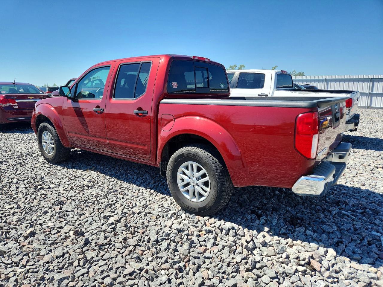 2015 Nissan Frontier S Red vin: 1N6AD0EV6FN769091