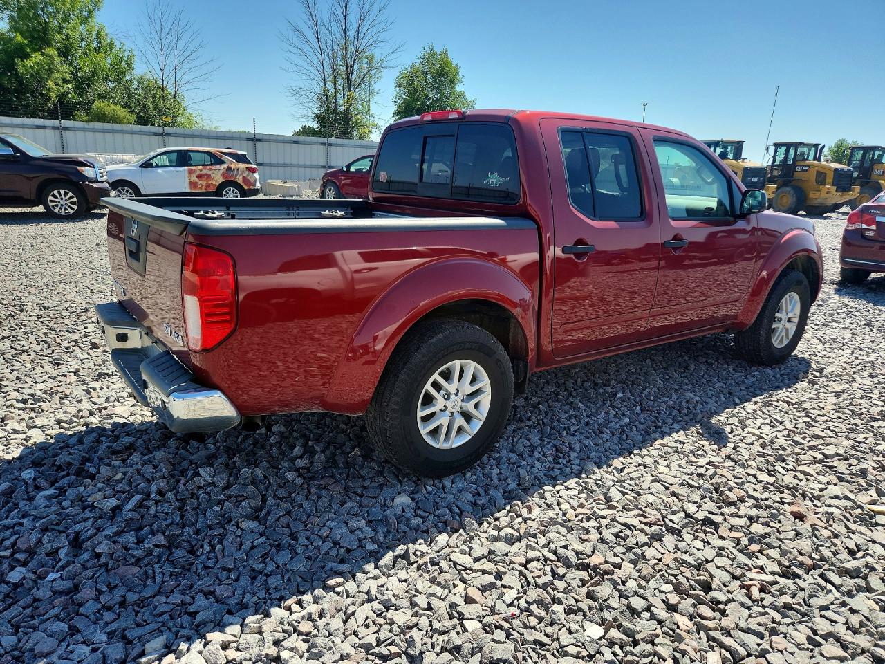 2015 Nissan Frontier S Red vin: 1N6AD0EV6FN769091