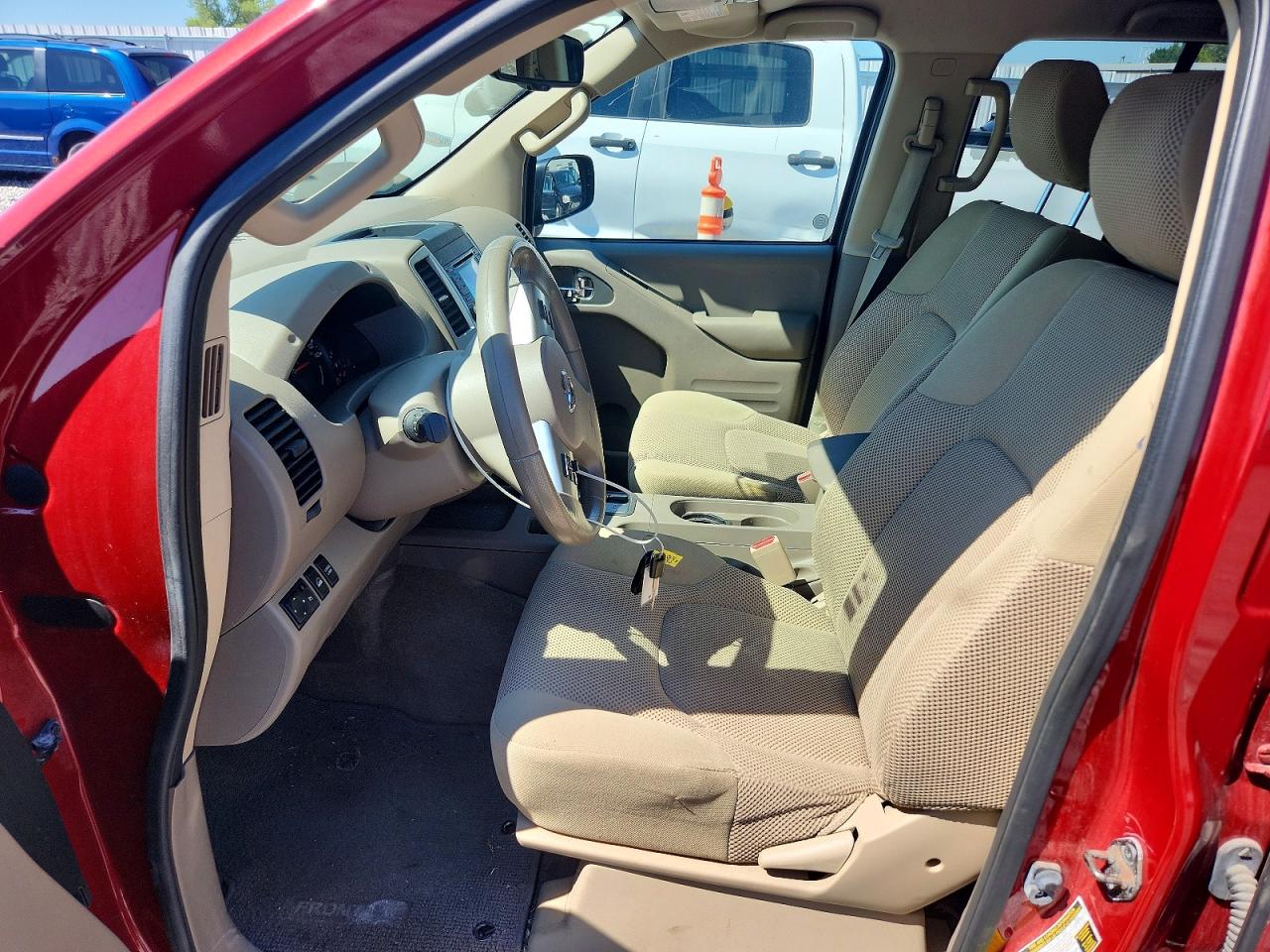 2015 Nissan Frontier S Red vin: 1N6AD0EV6FN769091