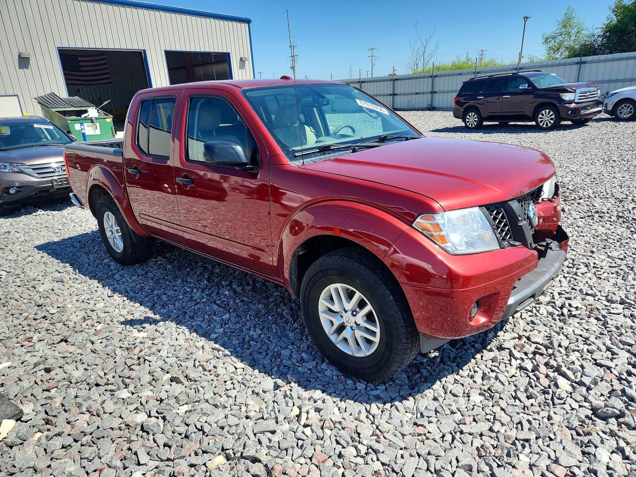 2015 Nissan Frontier S Red vin: 1N6AD0EV6FN769091