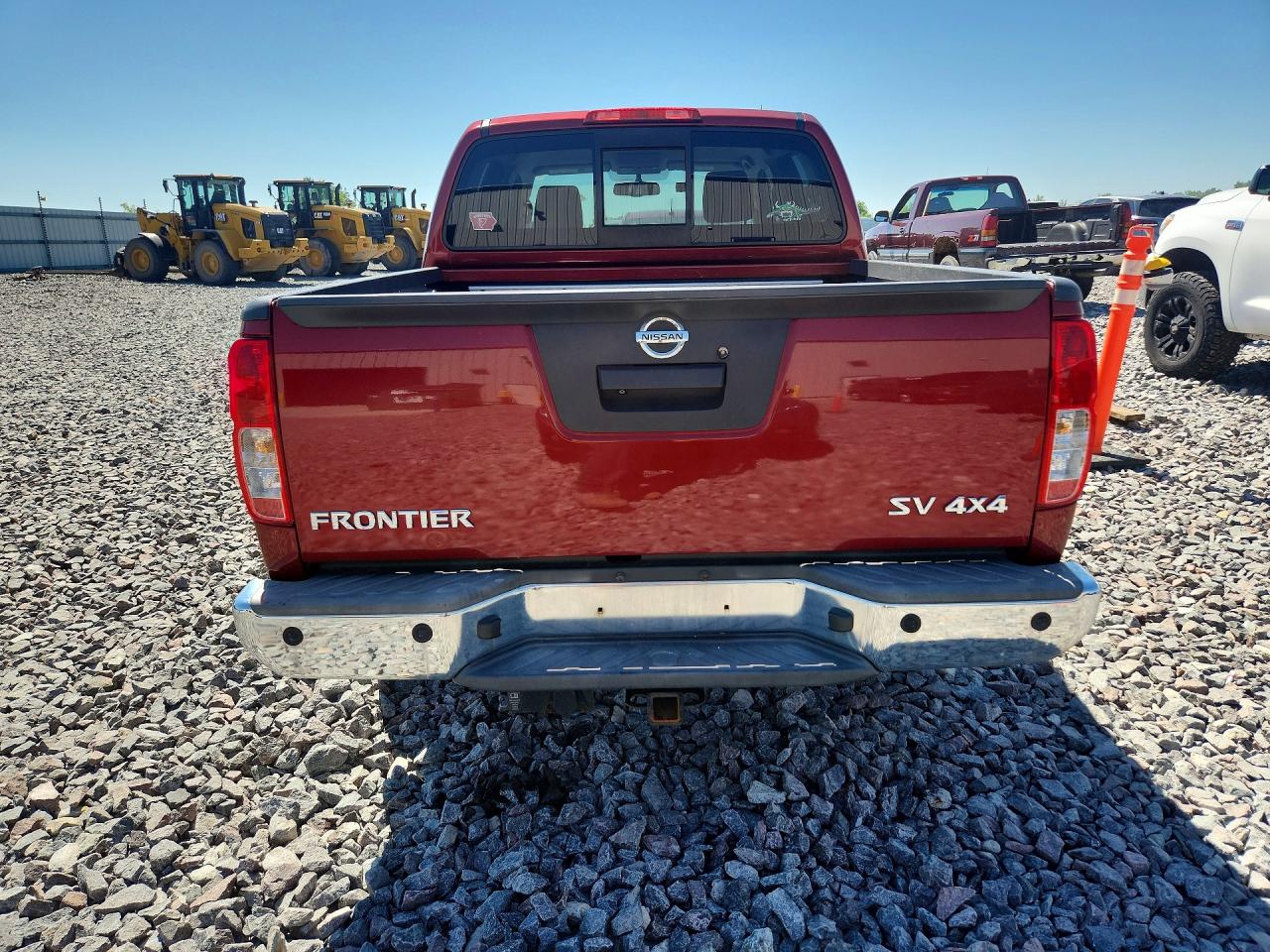 2015 Nissan Frontier S Red vin: 1N6AD0EV6FN769091
