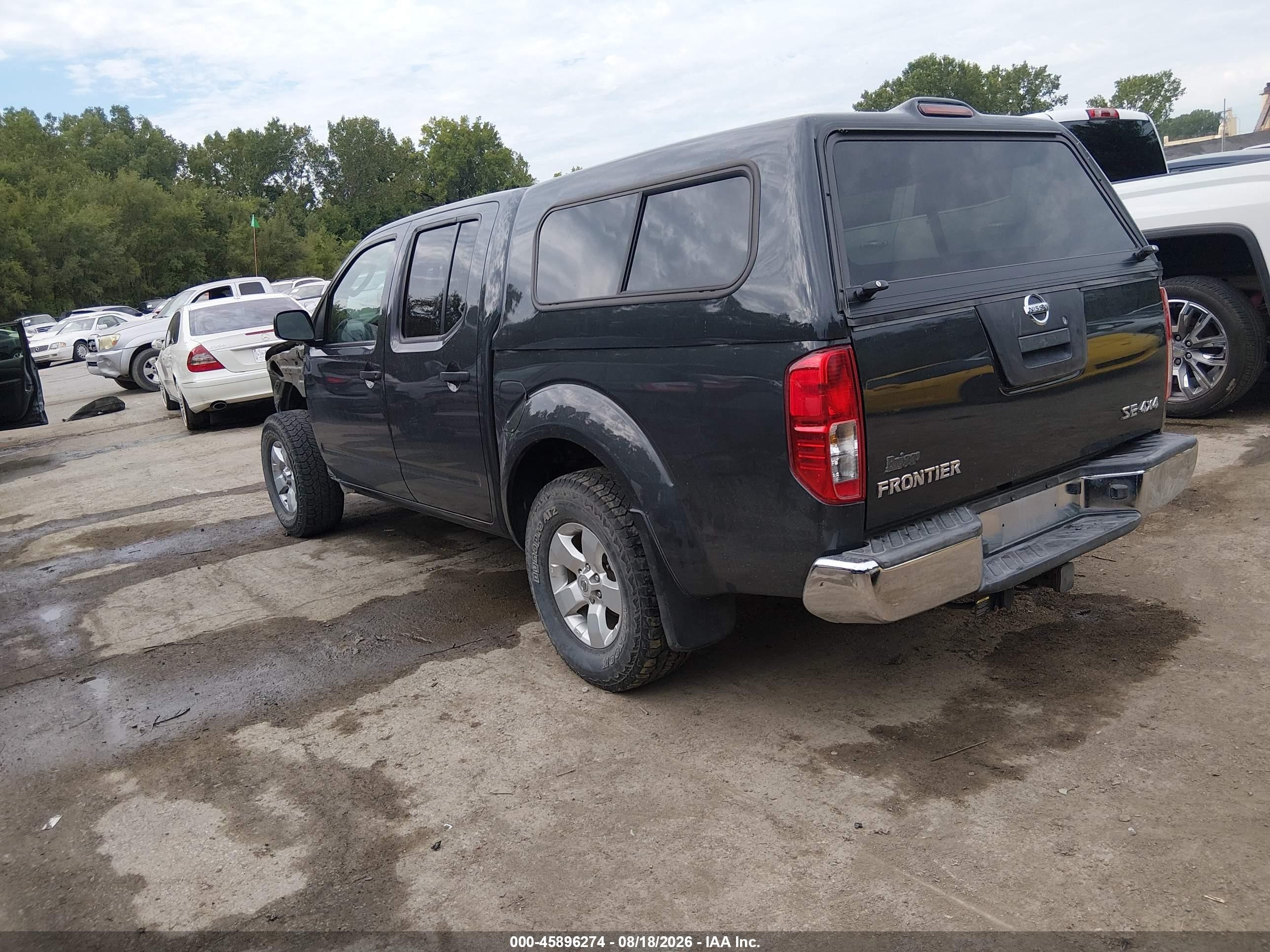 2010 Nissan Frontier Se Черный vin: 1N6AD0EV7AC401961