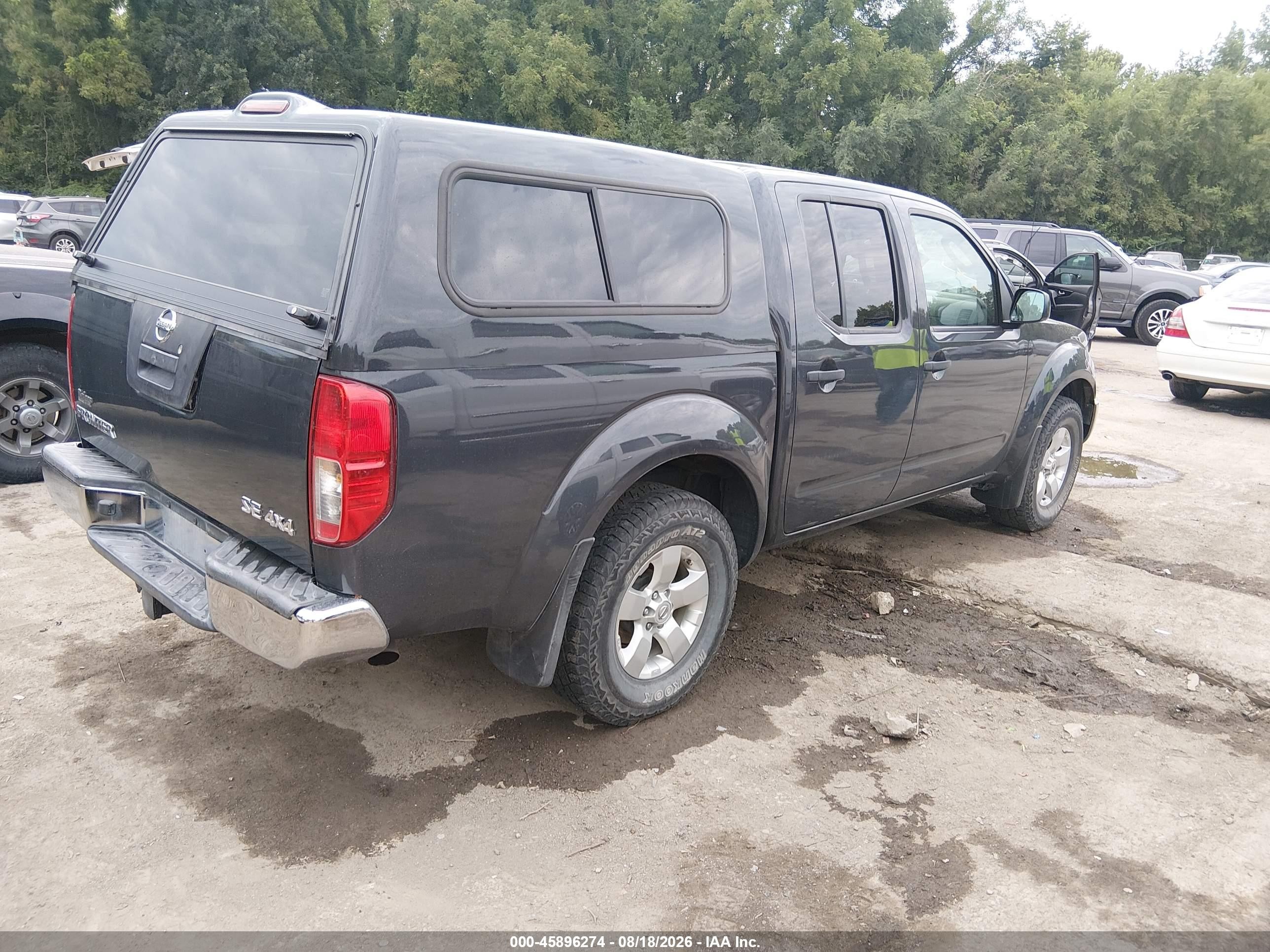 2010 Nissan Frontier Se Черный vin: 1N6AD0EV7AC401961