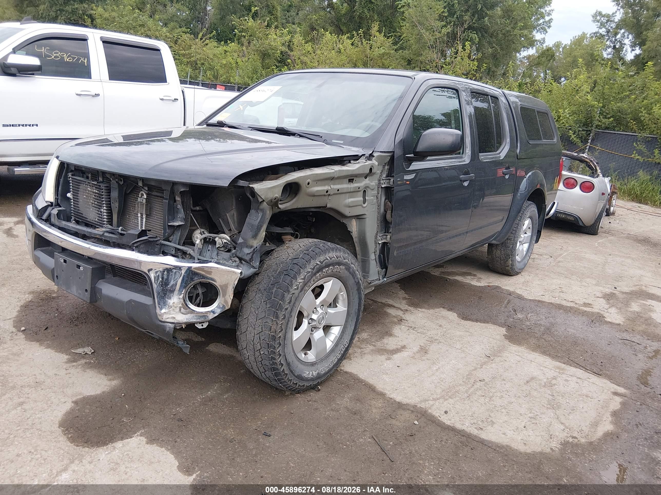 2010 Nissan Frontier Se Черный vin: 1N6AD0EV7AC401961