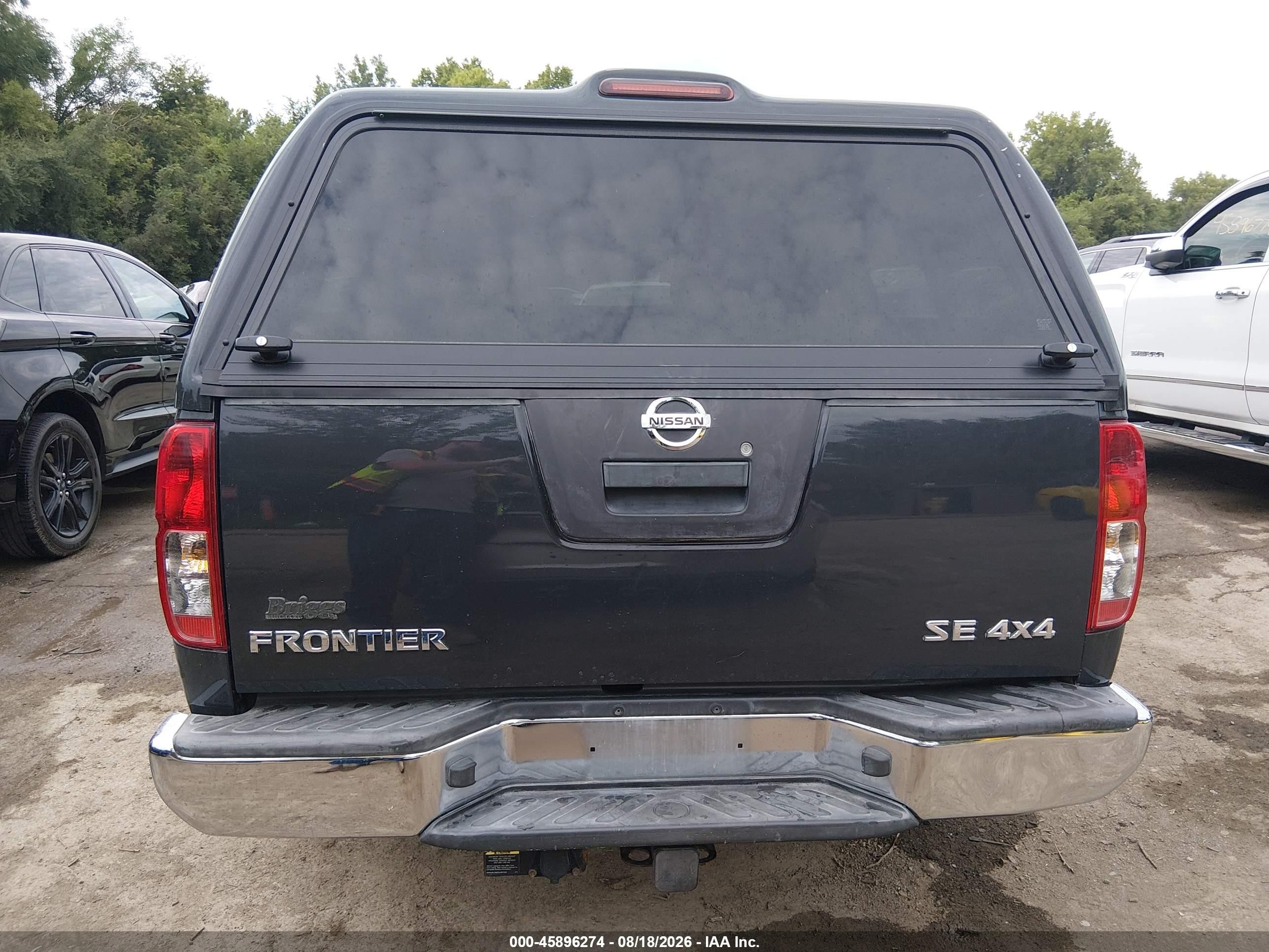 2010 Nissan Frontier Se Черный vin: 1N6AD0EV7AC401961