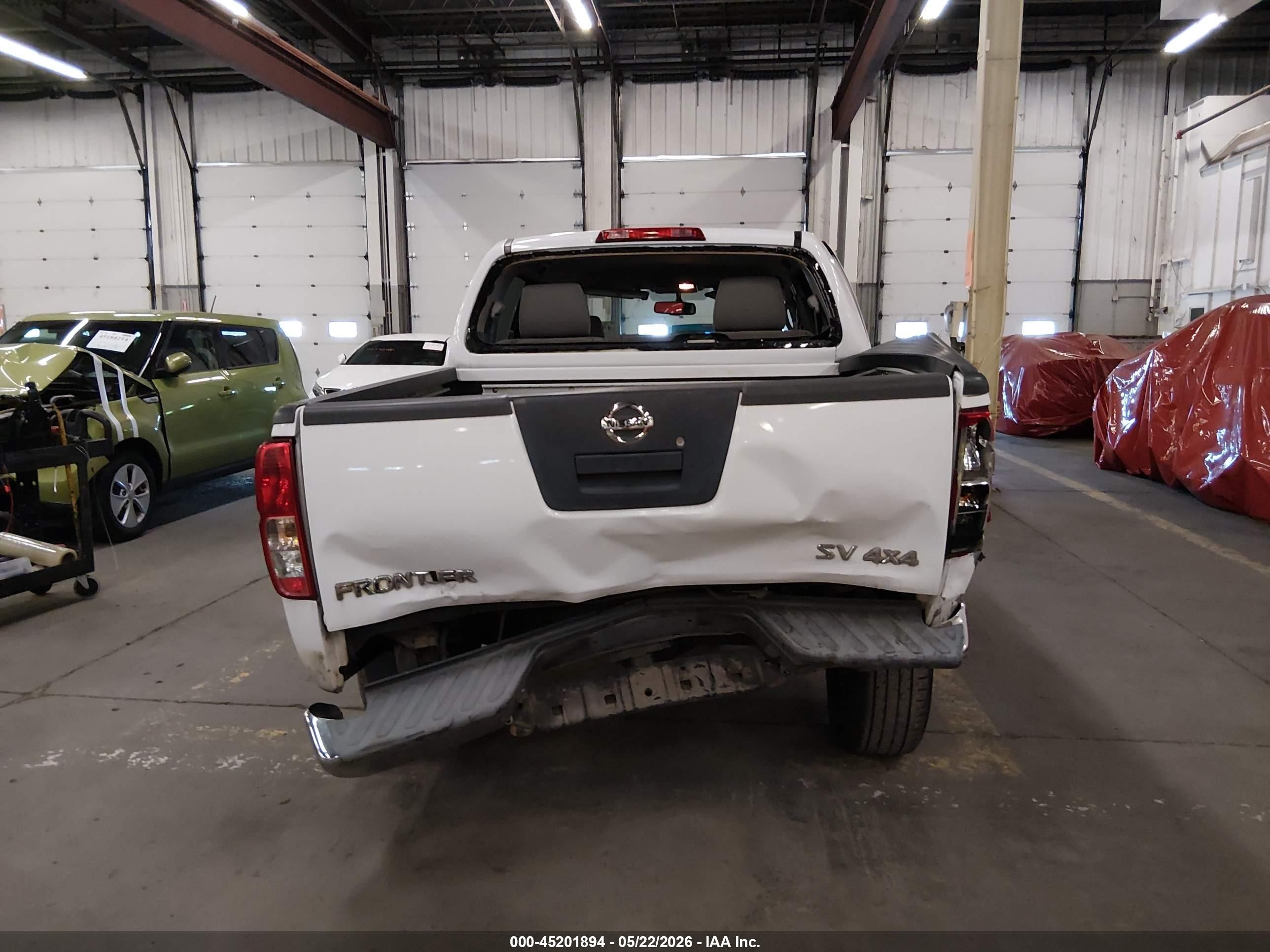 2011 Nissan Frontier Sv White vin: 1N6AD0EV7BC404280