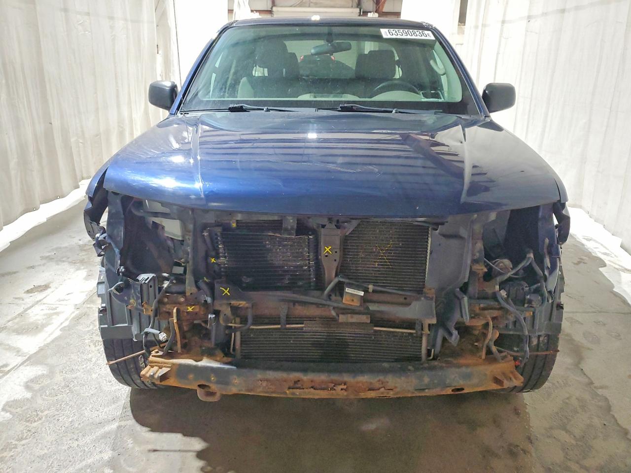 2011 Nissan Frontier S Blue vin: 1N6AD0EV7BC415229